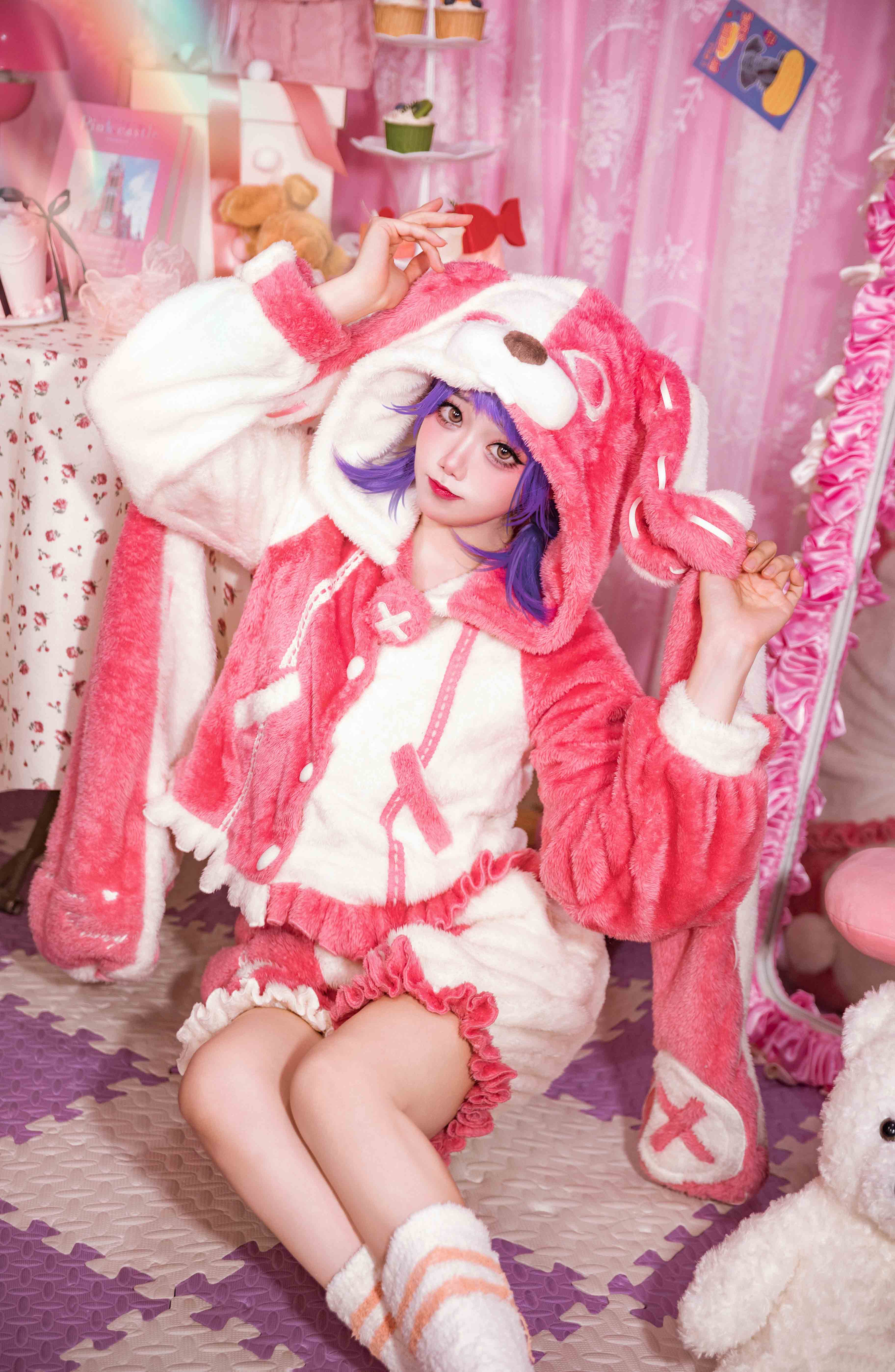 图片[4]-二次元COS分享[COSplay]来一场和玩偶的睡衣派对吧☆～-二次元COS分享次元吧