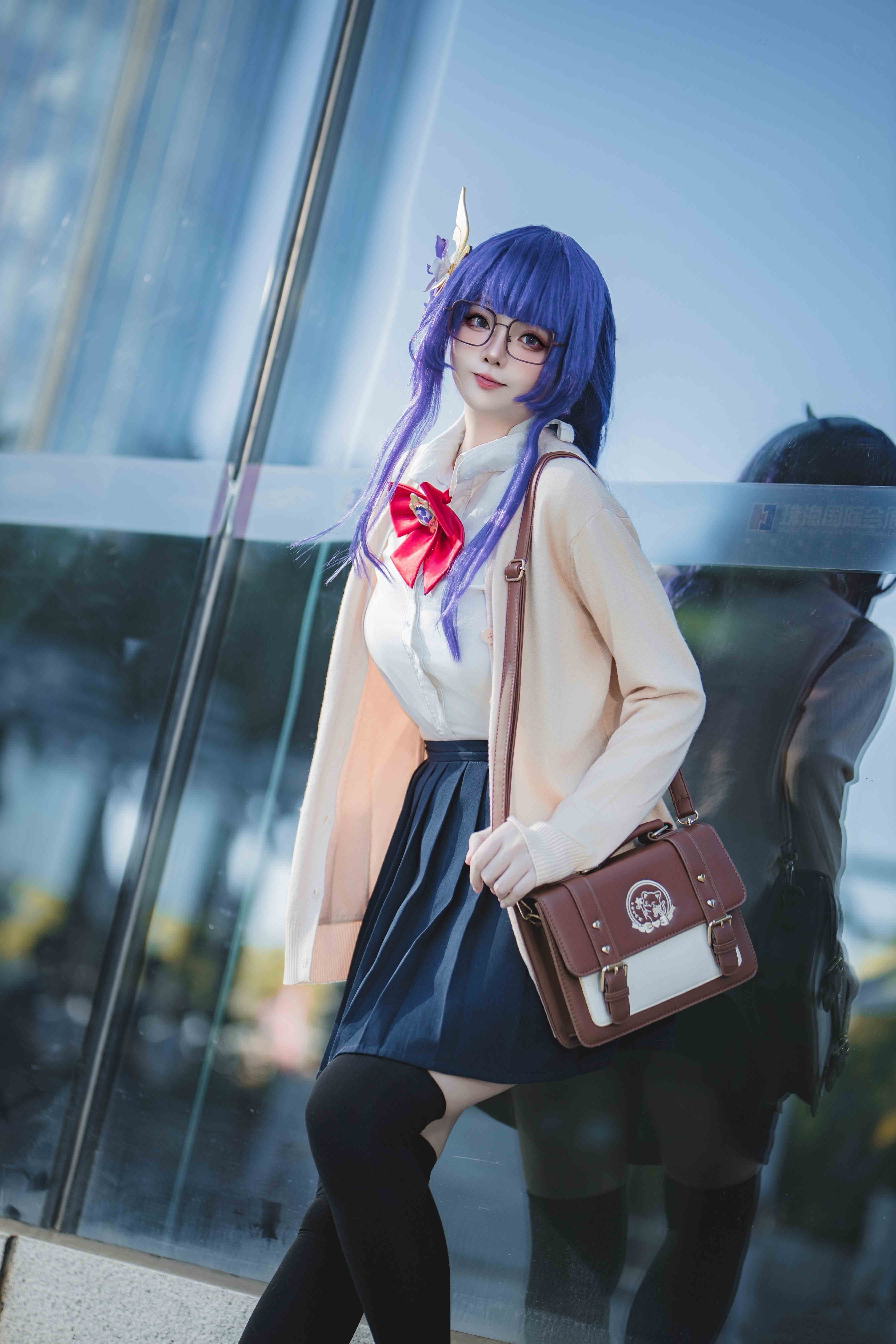 图片[8]-二次元COS分享[COSplay]原神 雷电将军JK-二次元COS分享次元吧