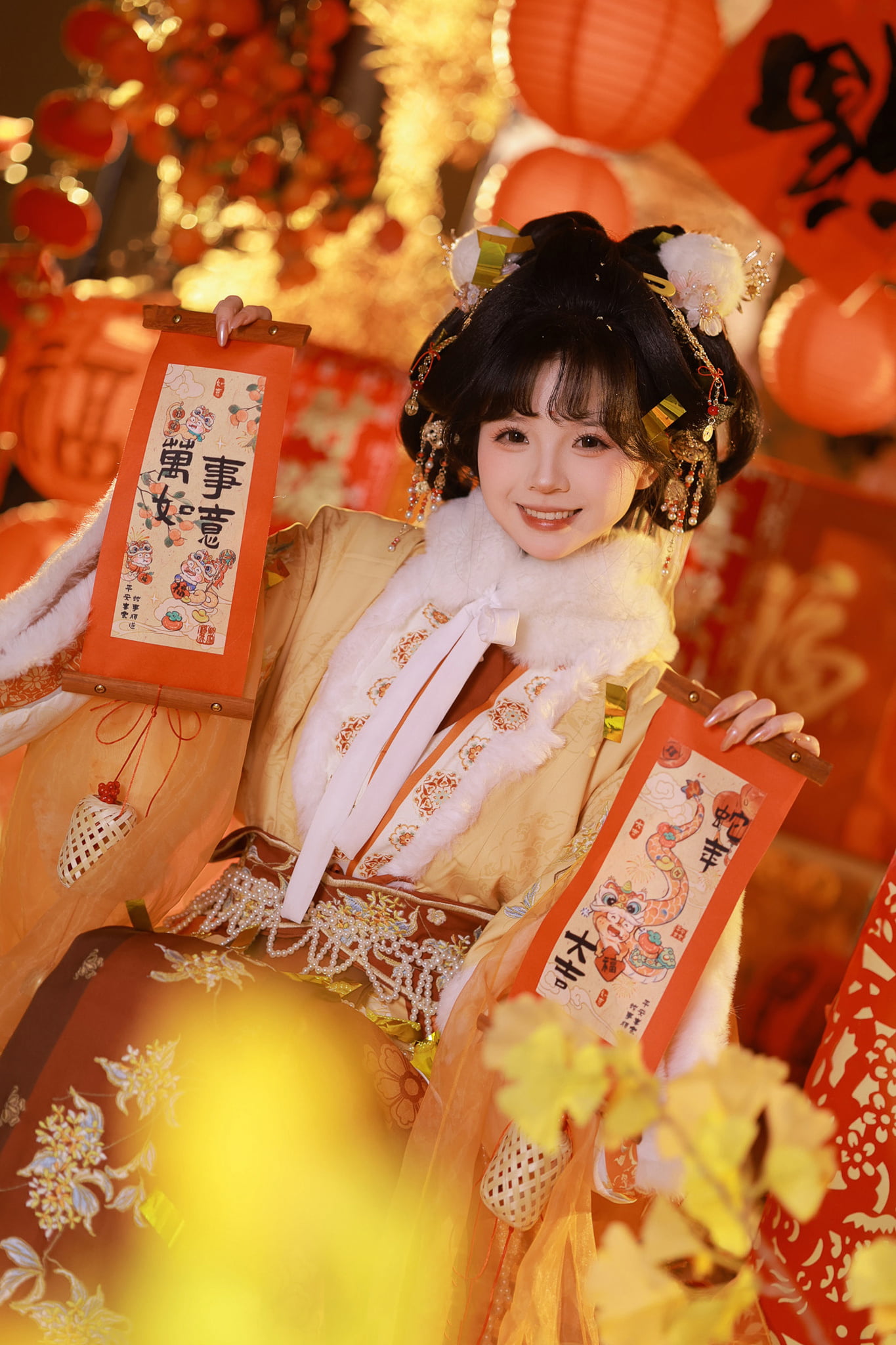 图片[3]-二次元COS分享[汉服]殿下！新年啦！就和我一起去灯会吧-二次元COS分享次元吧