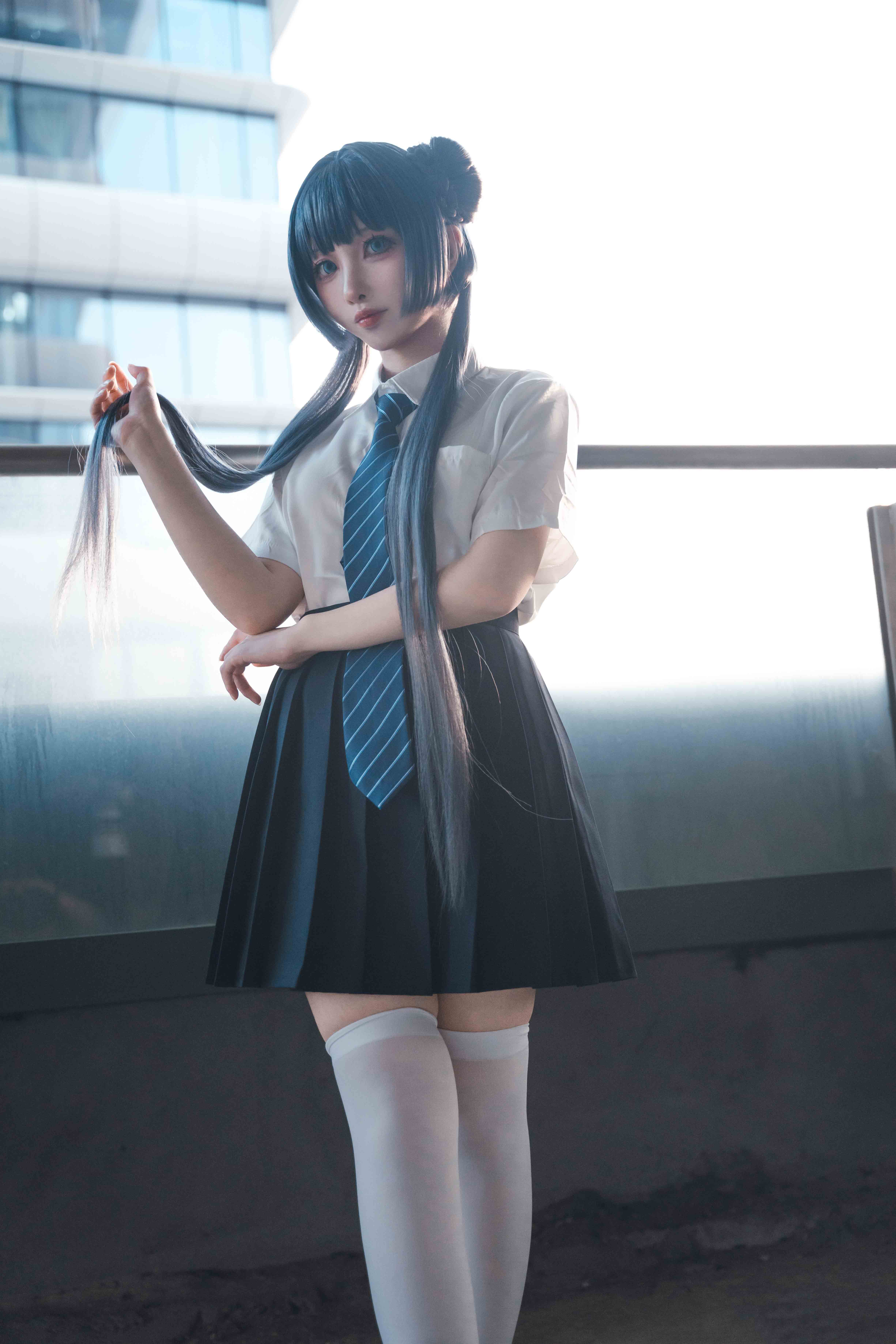 图片[1]-二次元COS分享[COSplay]蔚蓝档案 妃咲 JK  这个姑且作为回礼…-二次元COS分享次元吧