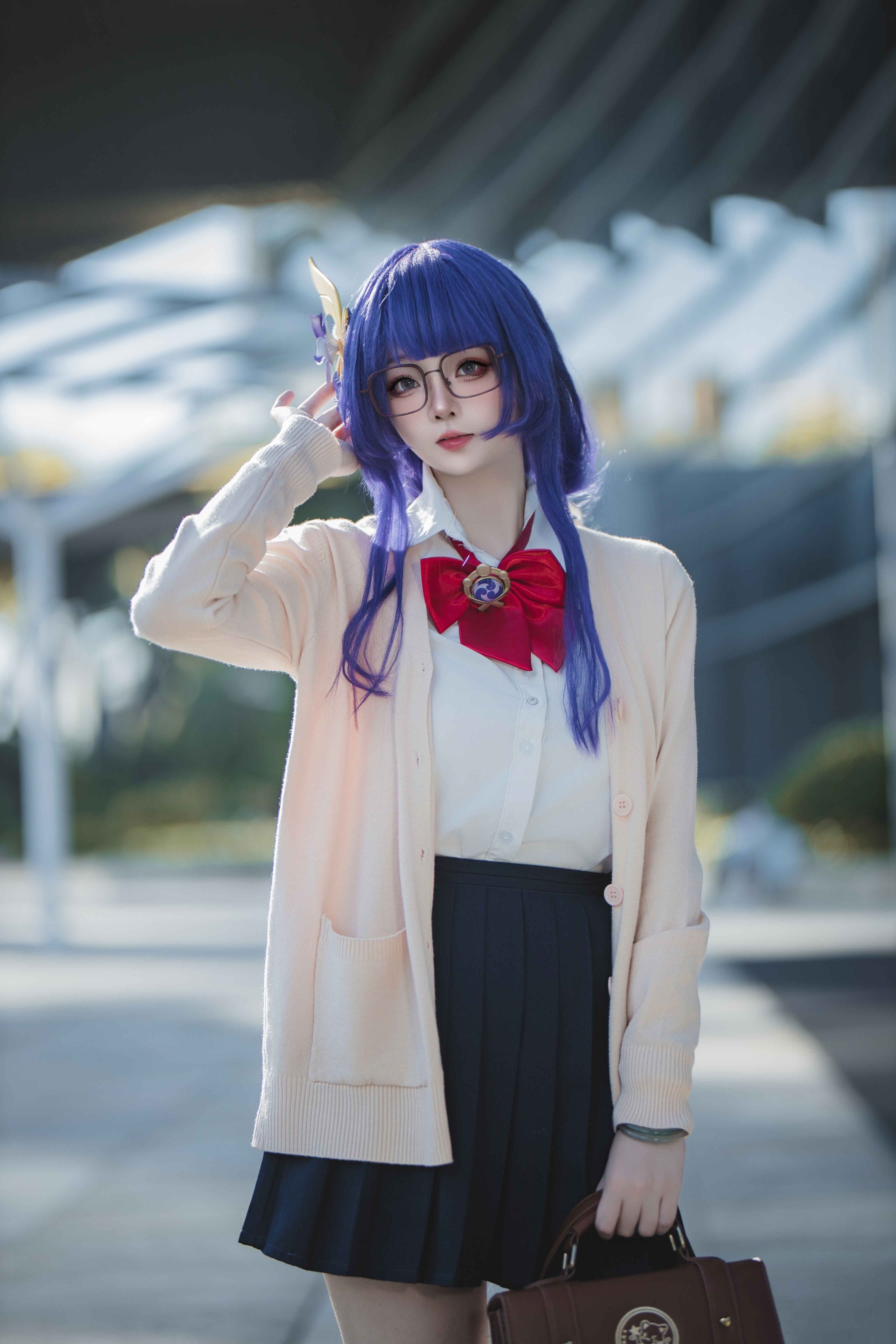 图片[9]-二次元COS分享[COSplay]原神 雷电将军JK-二次元COS分享次元吧