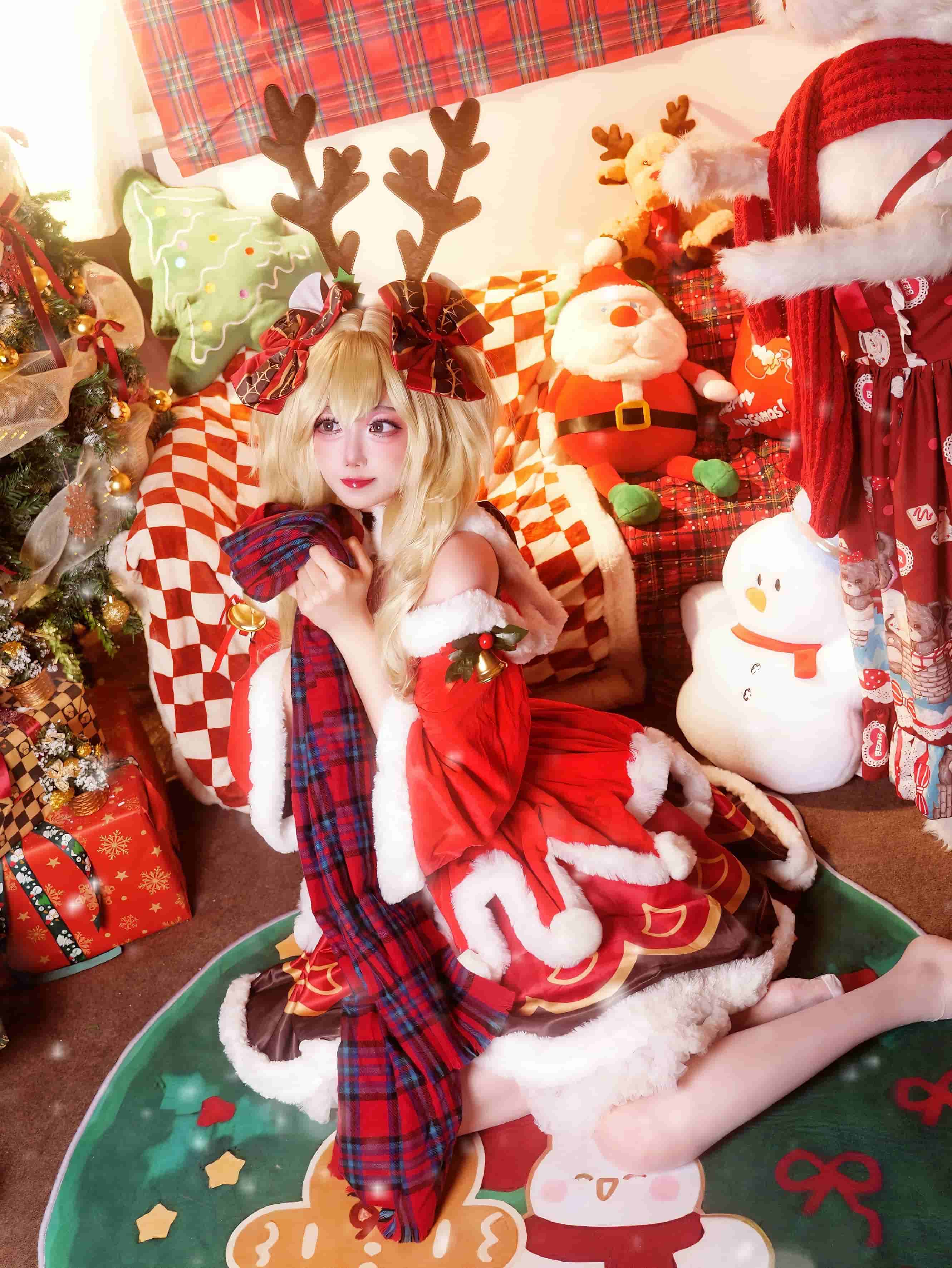 图片[3]-二次元COS分享[COSplay]圣诞快乐🎄，可爱的旅行者们！-二次元COS分享次元吧