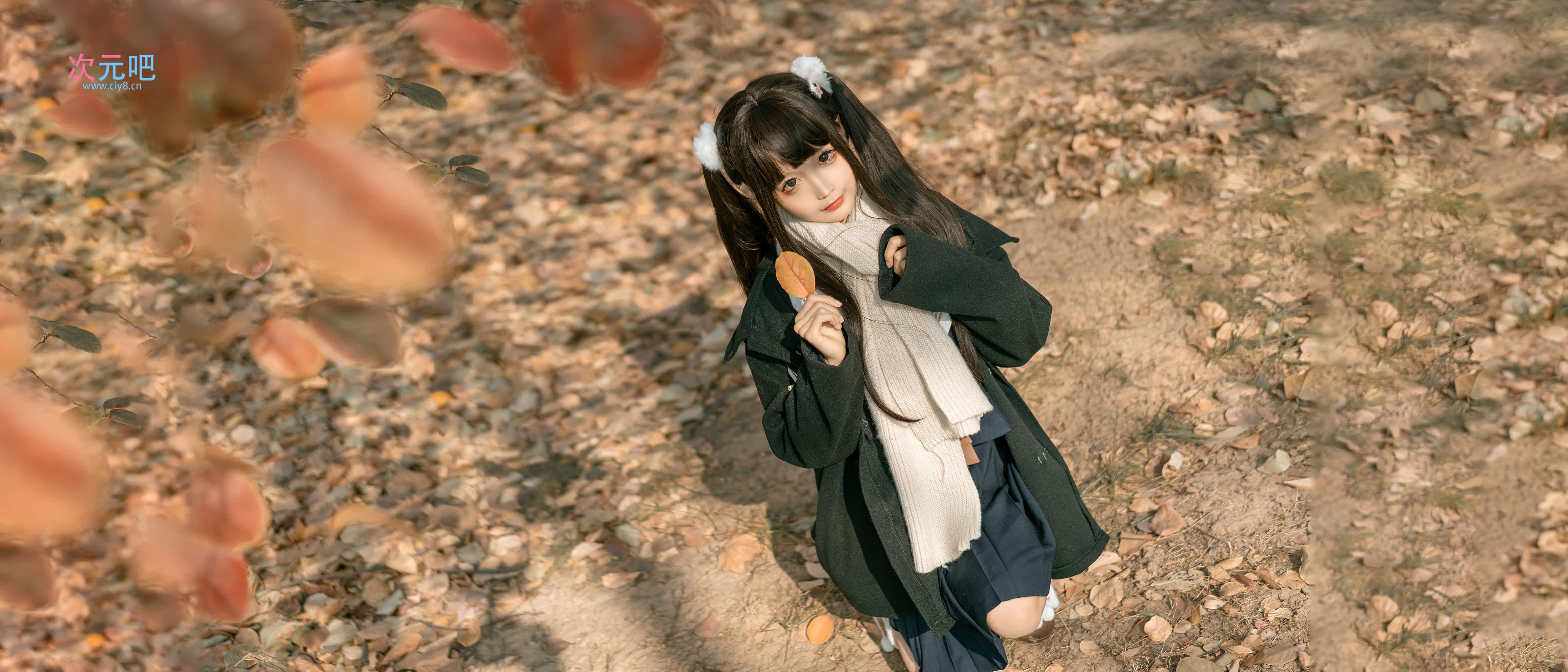 图片[2]-二次元COS分享蠢沫沫 – 沫沫真爱版 秋季JK-二次元COS分享次元吧