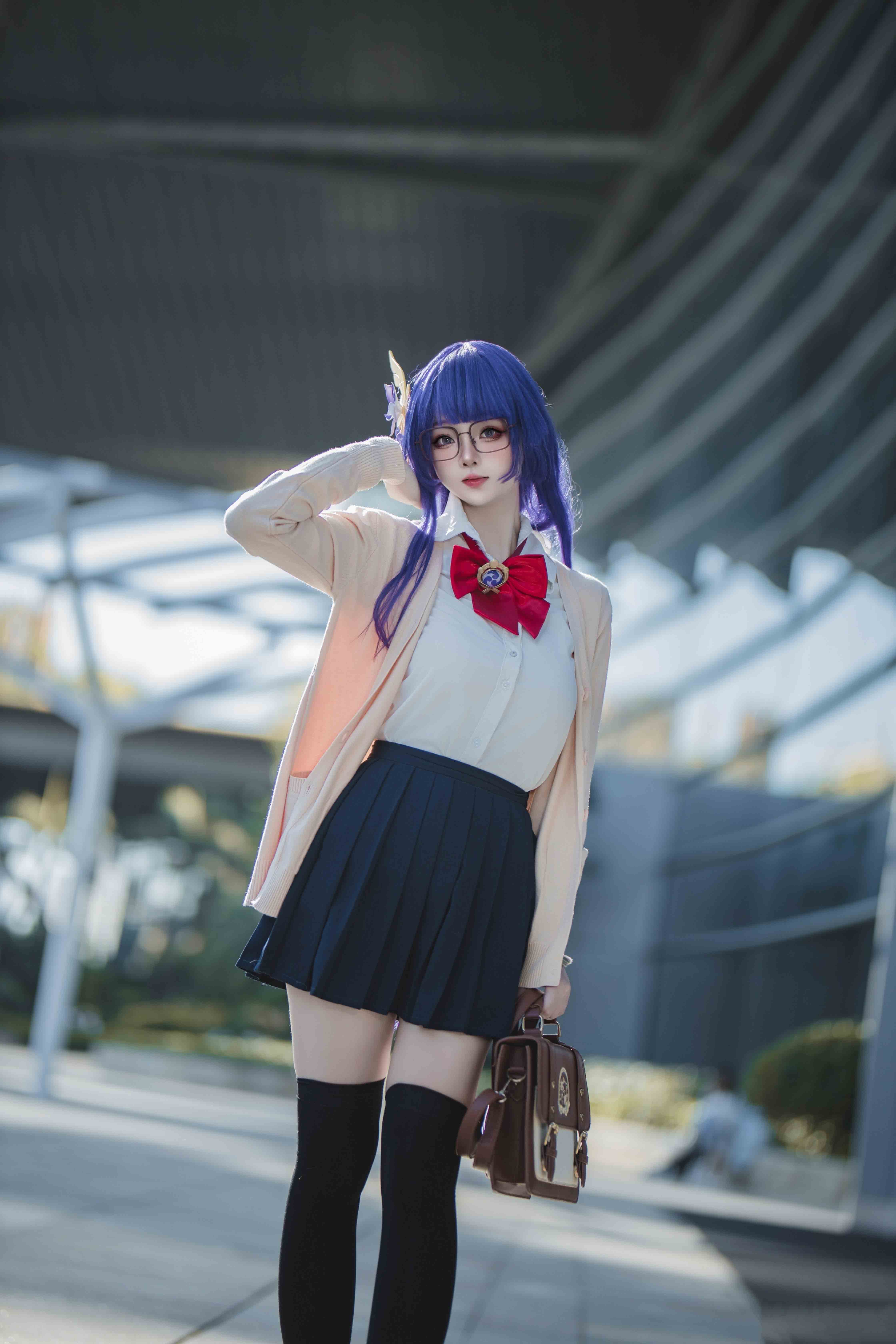 图片[7]-二次元COS分享[COSplay]原神 雷电将军JK-二次元COS分享次元吧