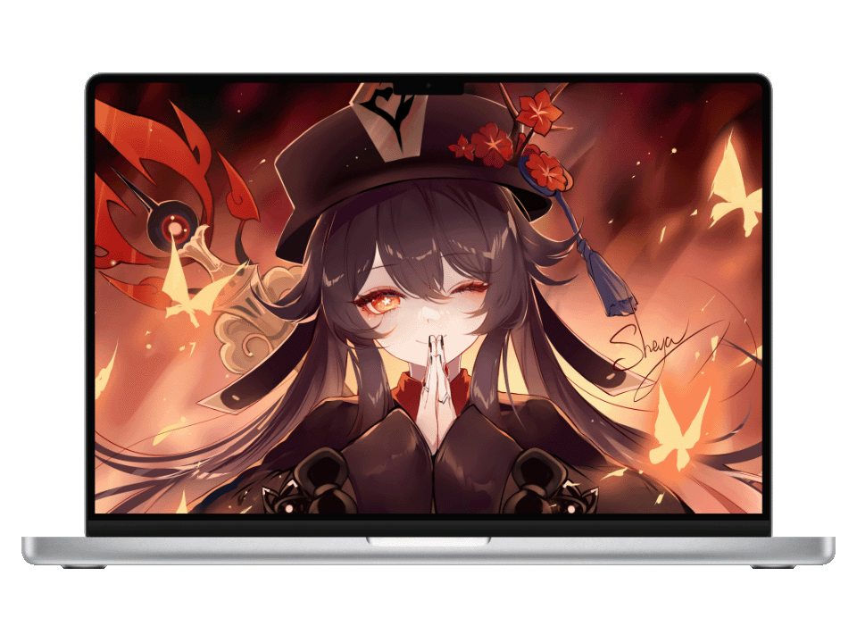 萌翻啦！胡桃双手合十祈福4K精美壁纸-二次元COS分享次元吧