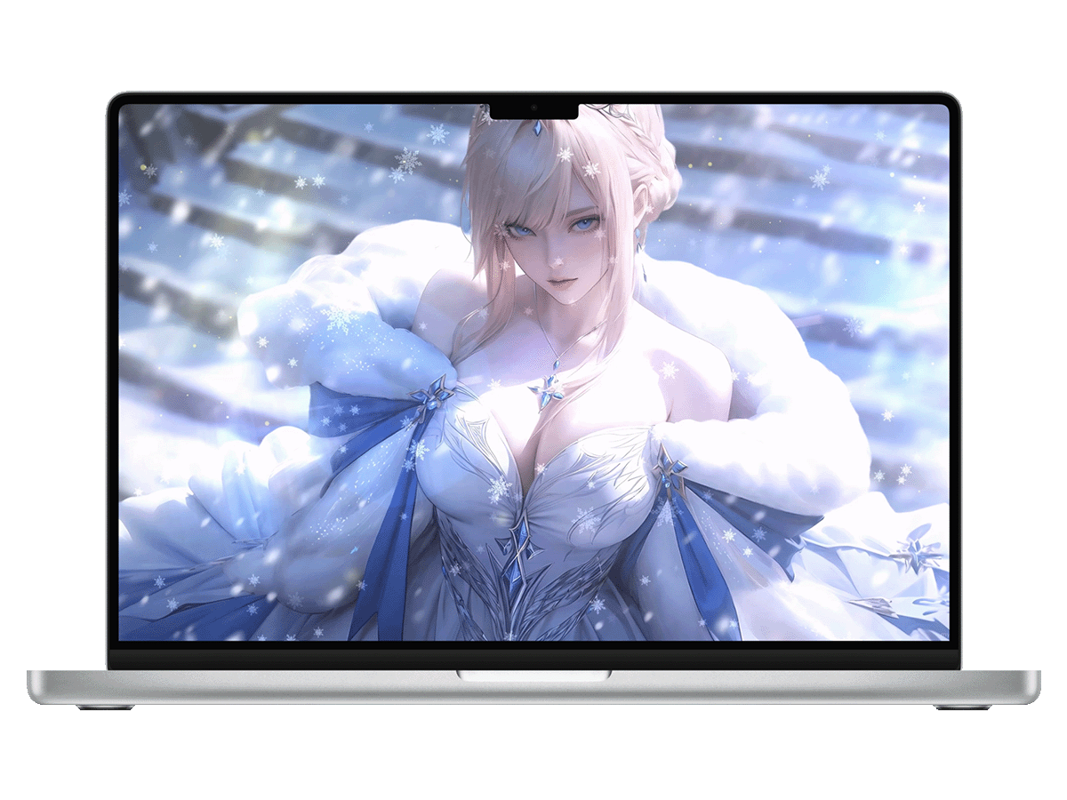 阿尔托莉雅·潘德拉贡-冬雪舞动，绝美动态壁纸呈现-二次元COS分享次元吧