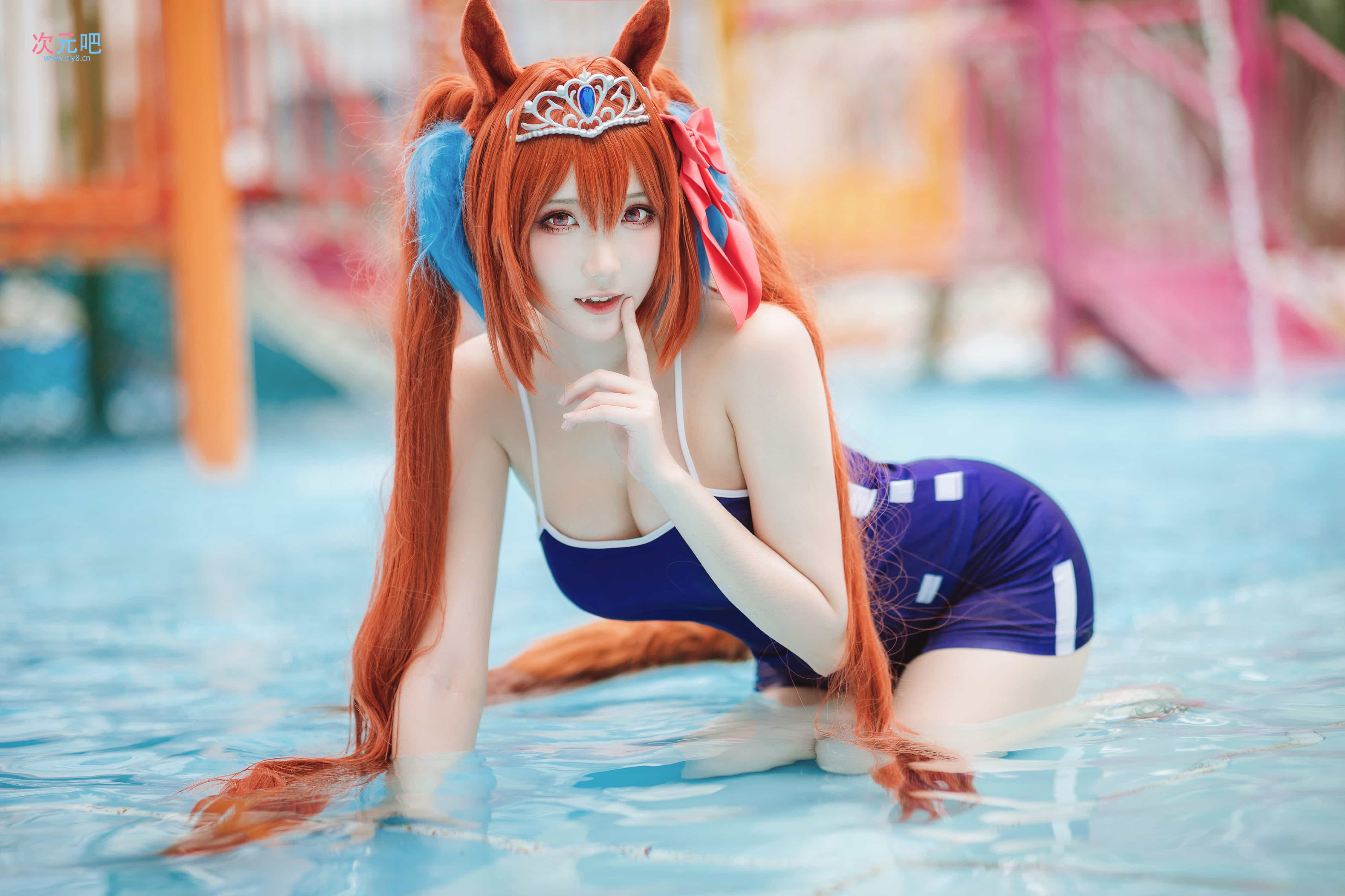 瓜希酱 - 赛马娘大和赤骥-二次元COS分享次元吧