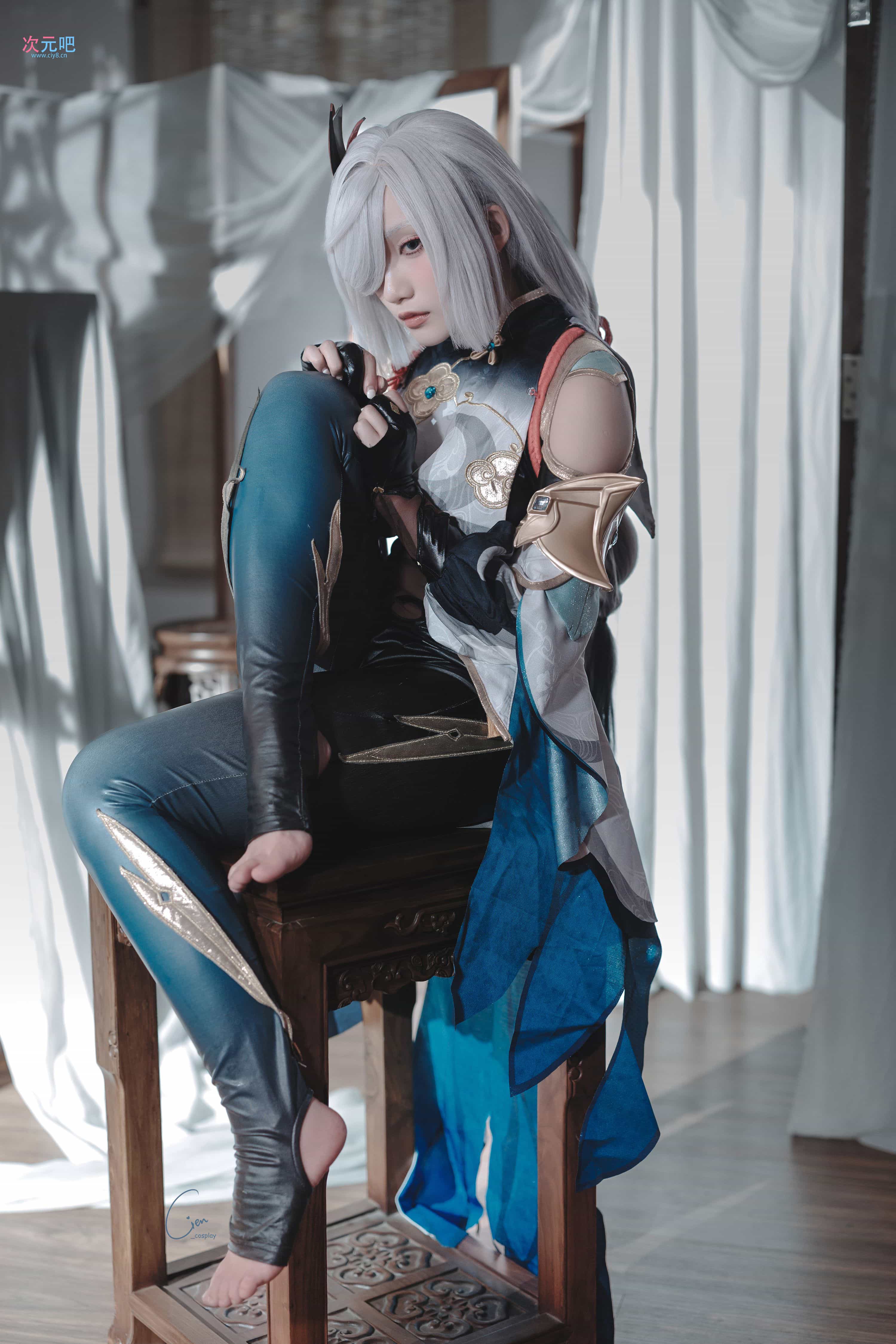 图片[2]-二次元COS分享Cien恩恩 – 原神 申鹤-二次元COS分享次元吧