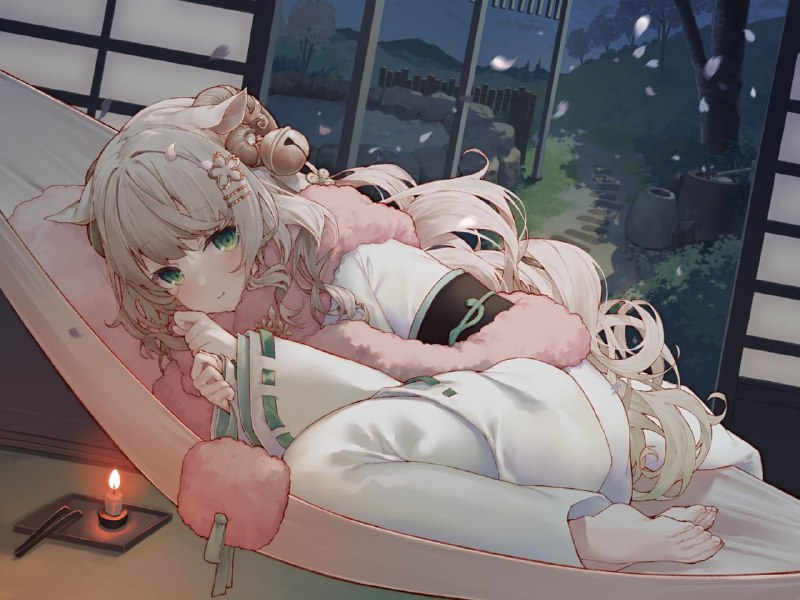 [ASMR]八百万神明的温泉乡~羊神真宵和你紧贴着一起睡的陪睡服务~-二次元COS分享次元吧