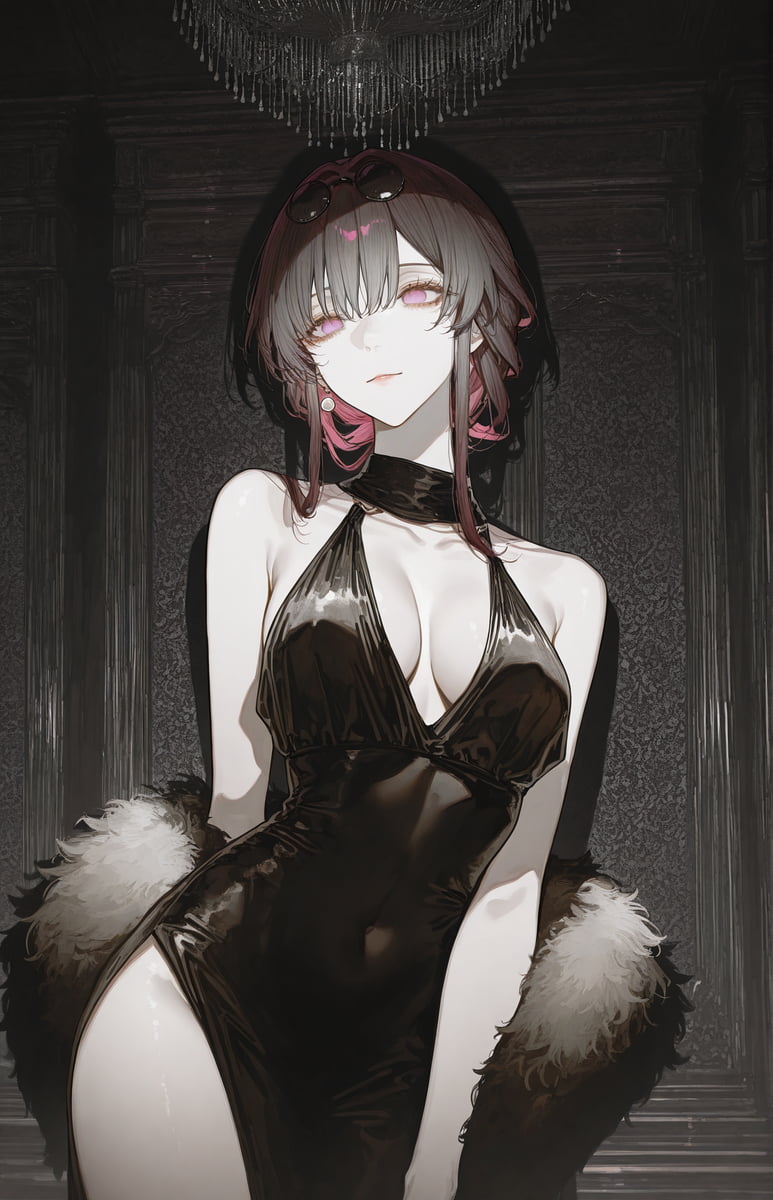 图片[4]-二次元COS分享卡芙卡惊艳亮相，深V礼服尽显魅力-二次元COS分享次元吧