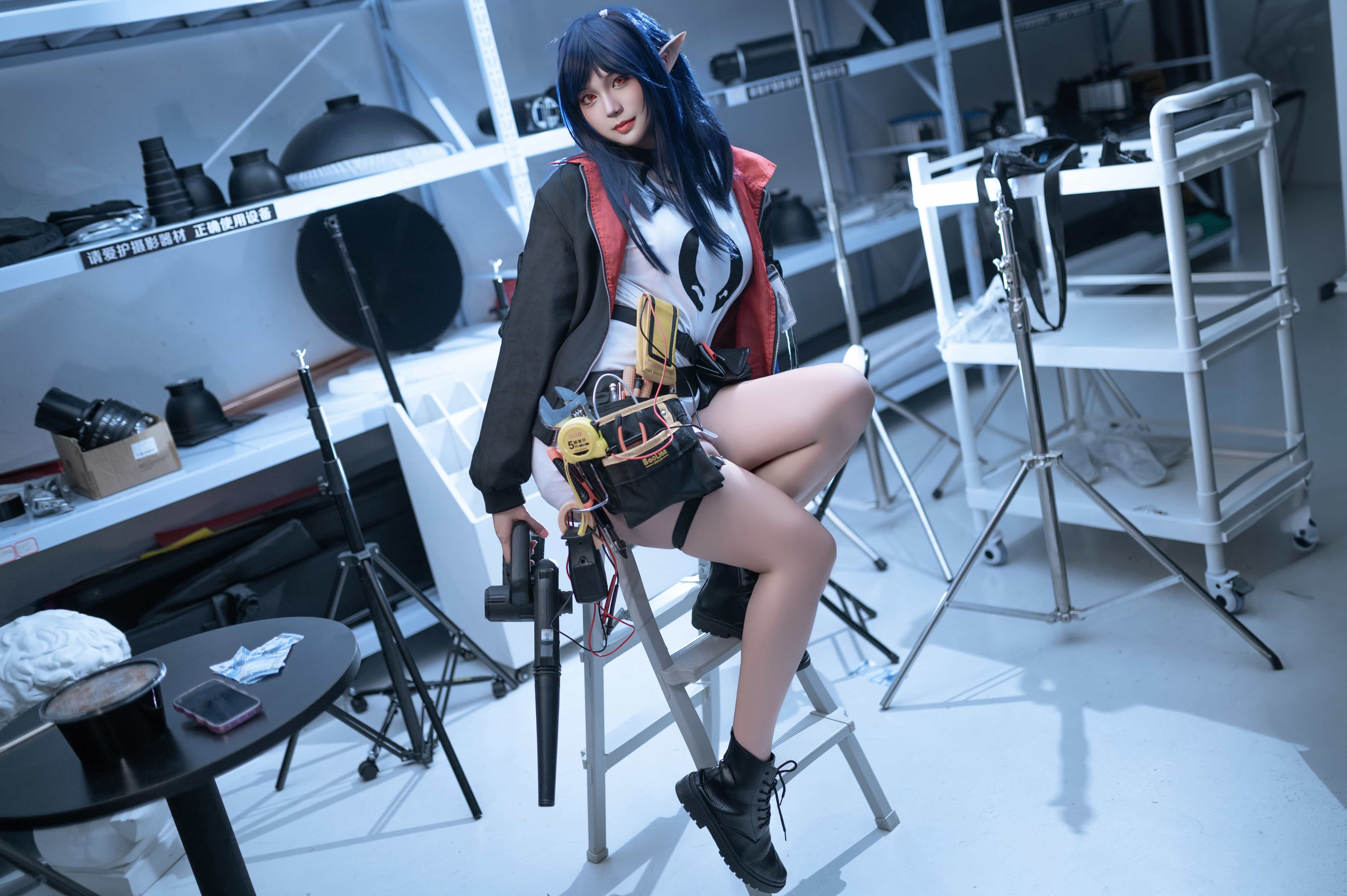 图片[4]-二次元COS分享[COSplay]可露希尔正在热身，她将作为开发者来与你一决高下-二次元COS分享次元吧