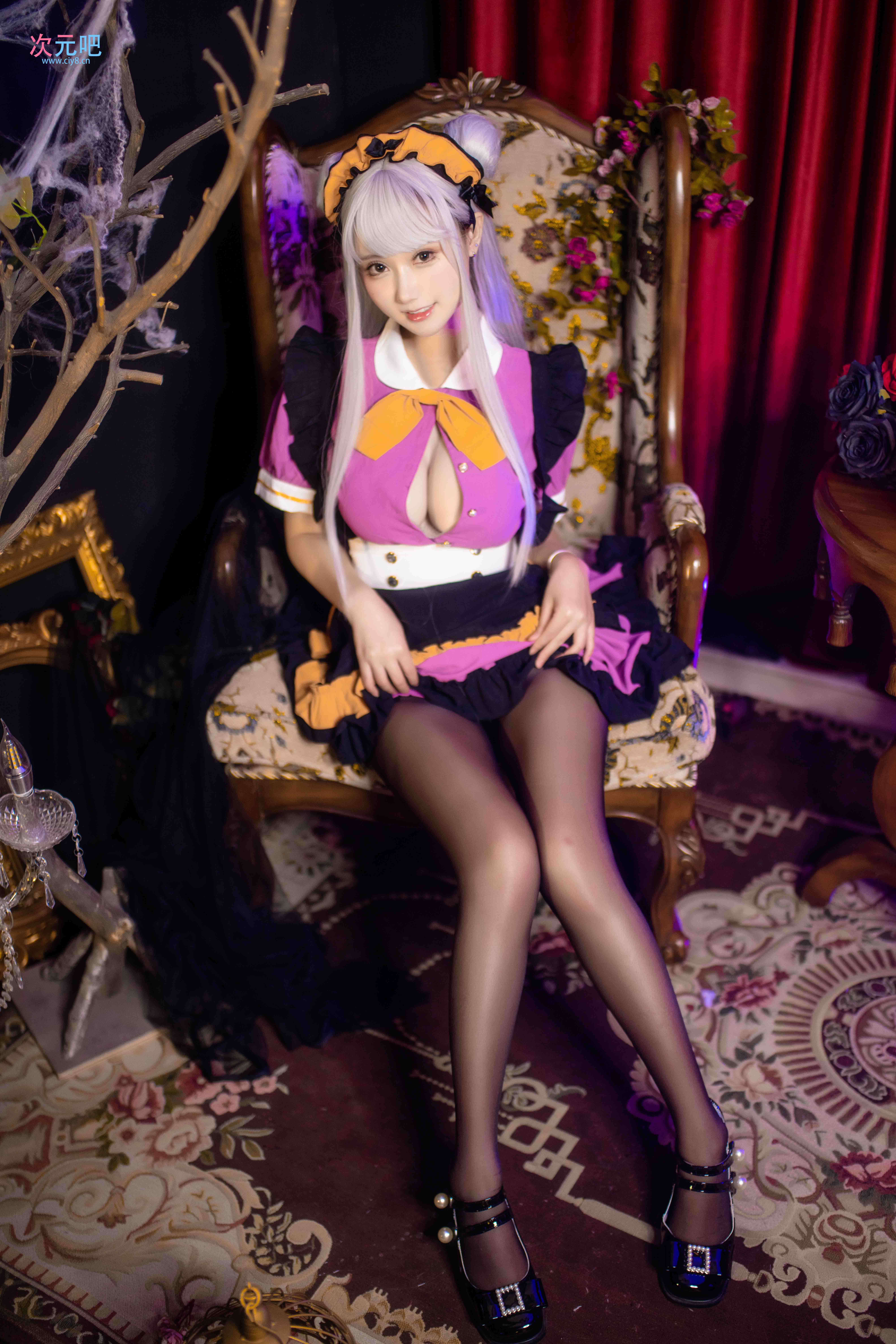 图片[4]-二次元COS分享羽生三未 – 万圣黑丝女仆-二次元COS分享次元吧