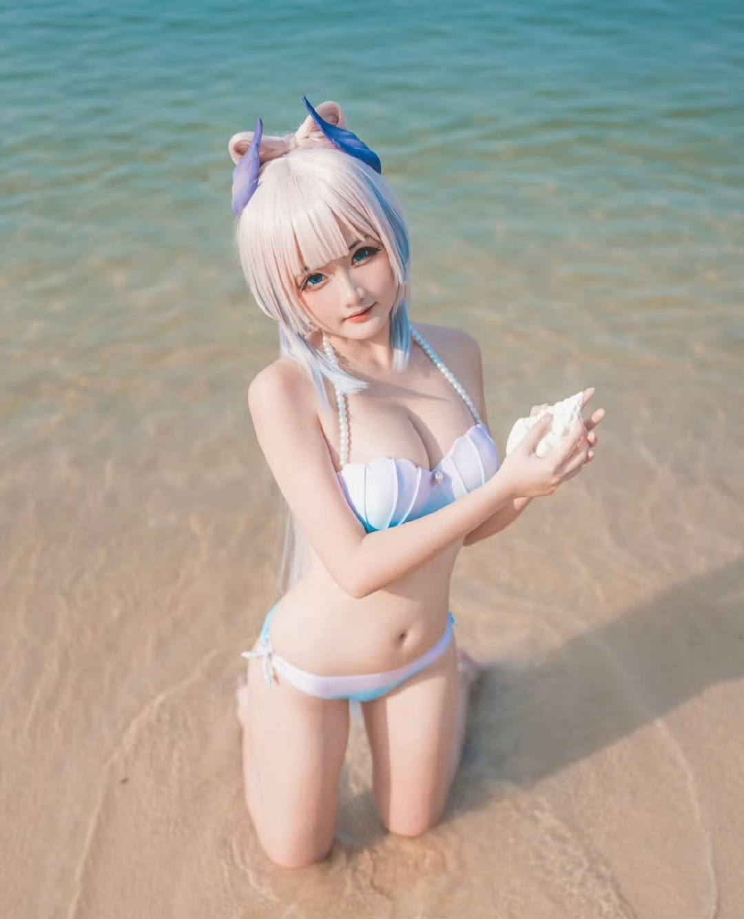 图片[1]-二次元COS分享[COSplay]原神 珊瑚宫心海泳装-二次元COS分享次元吧