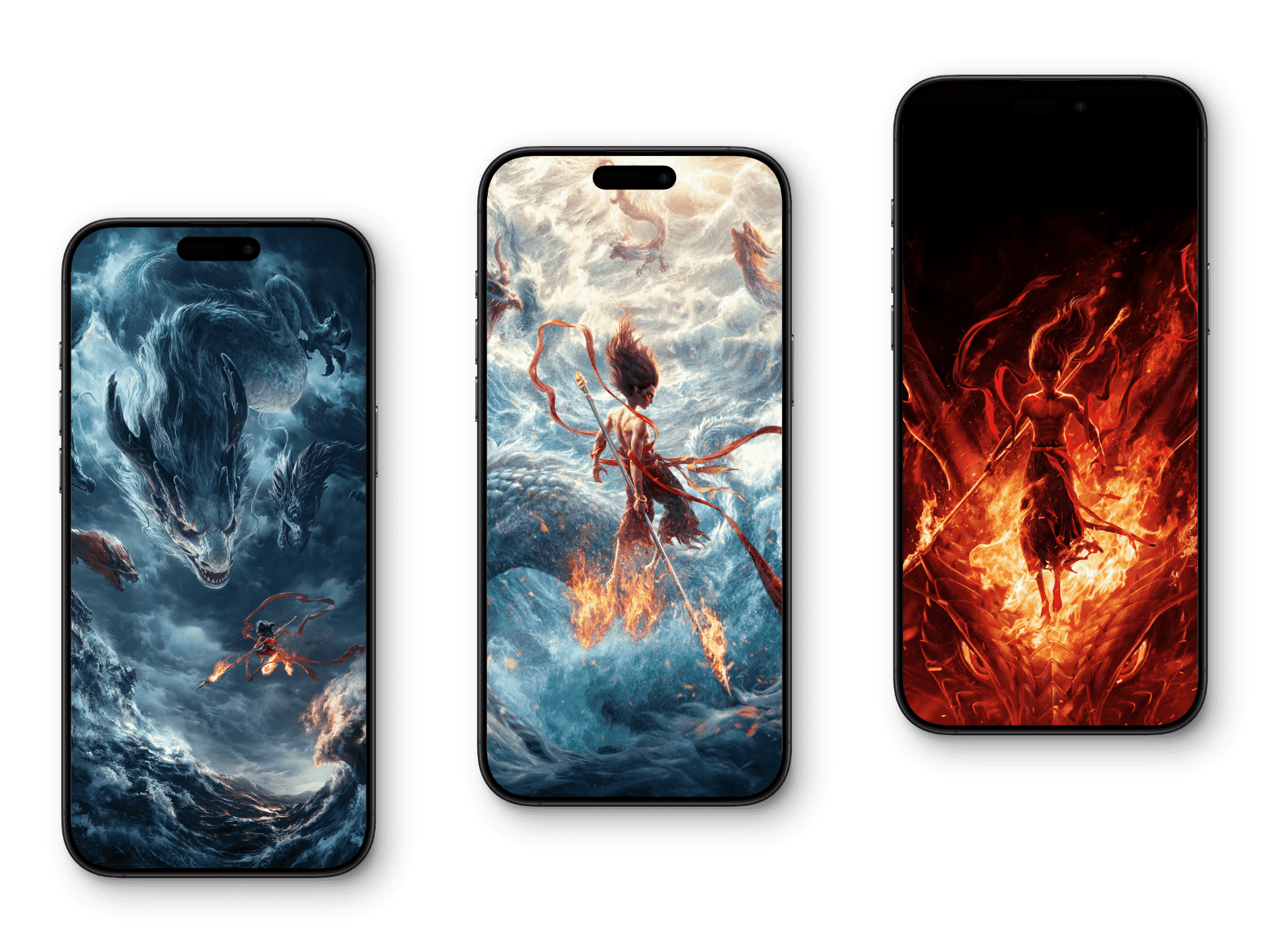 燃爆手机屏幕！哪吒之魔童闹海，高清壁纸展现不羁童真-二次元COS分享次元吧