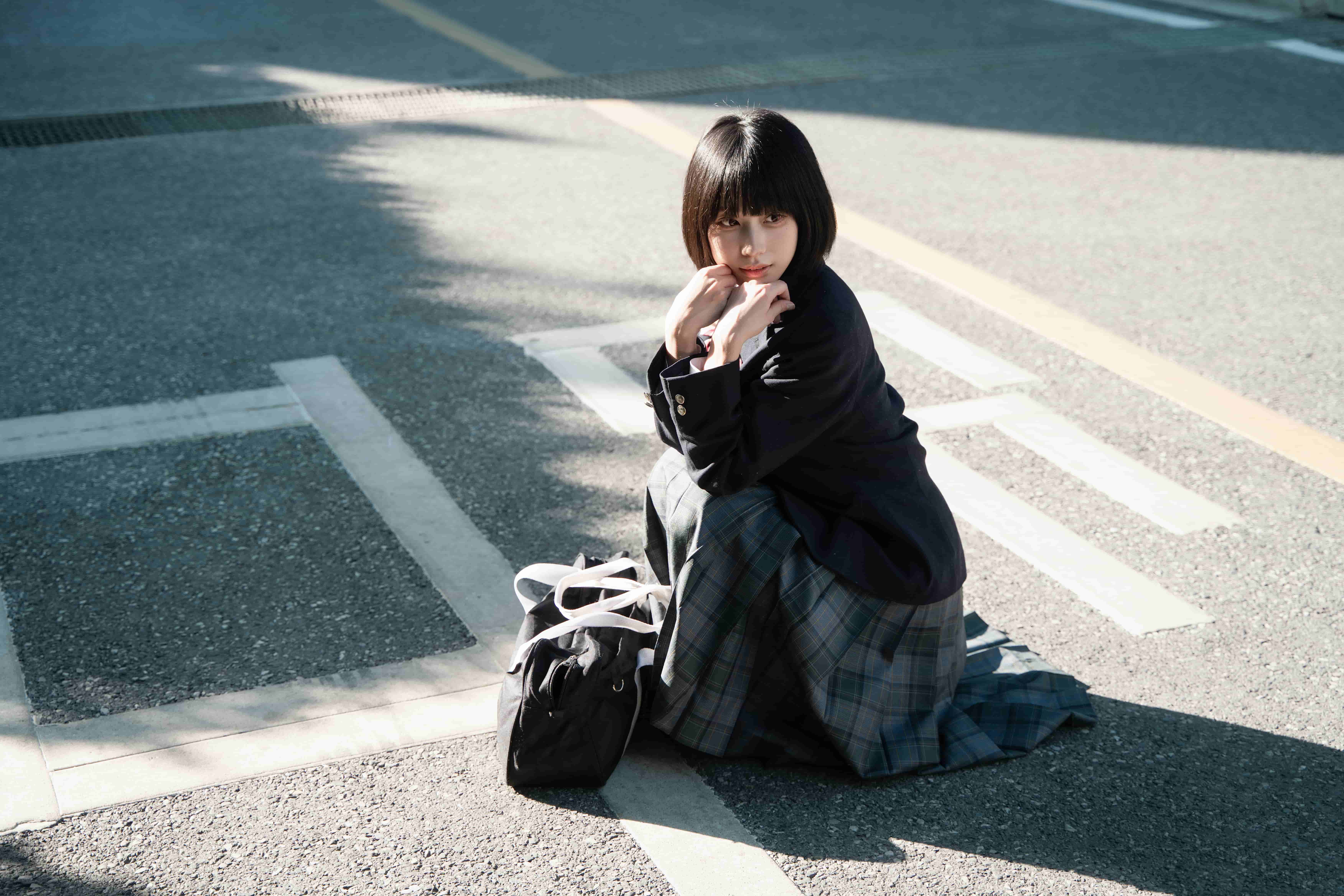 图片[6]-二次元COS分享[JK]阳光少女-校服倩影静候于K5楼下停车场-二次元COS分享次元吧