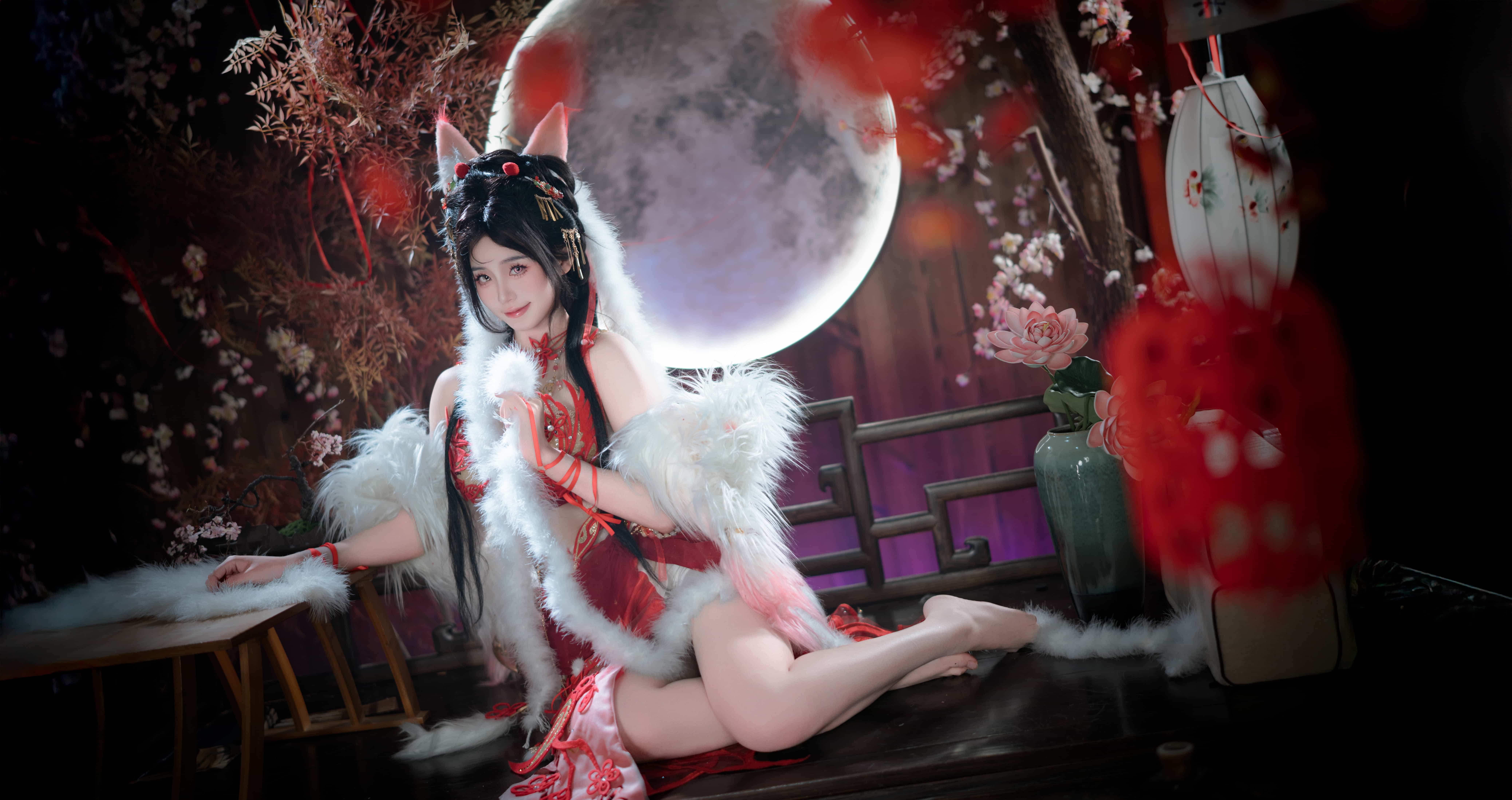 图片[2]-二次元COS分享[COSplay]玲珑红线绕，喜缘梦之纱-二次元COS分享次元吧