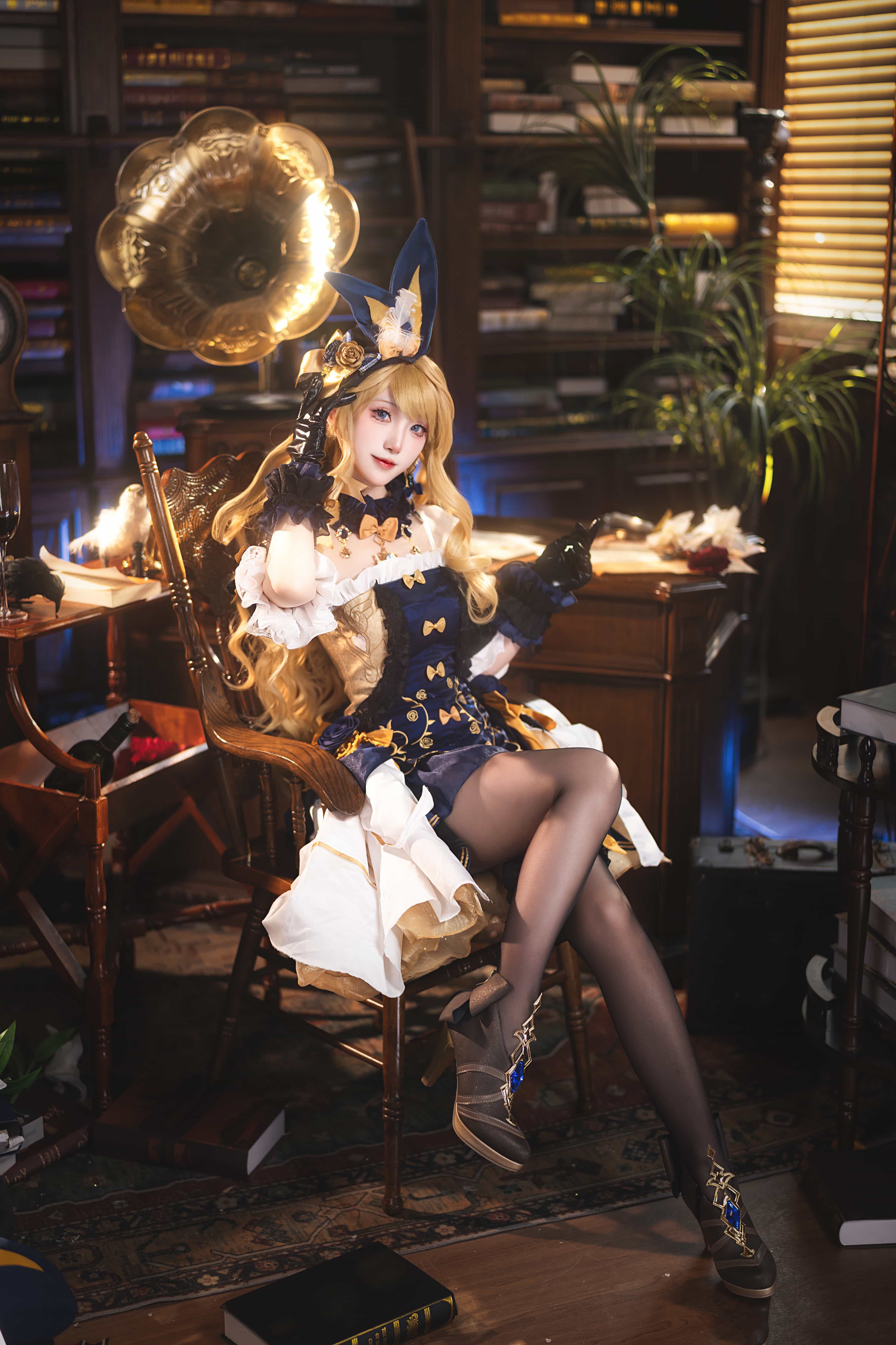 图片[5]-二次元COS分享[COSplay]原神 娜维娅兔兔装-二次元COS分享次元吧