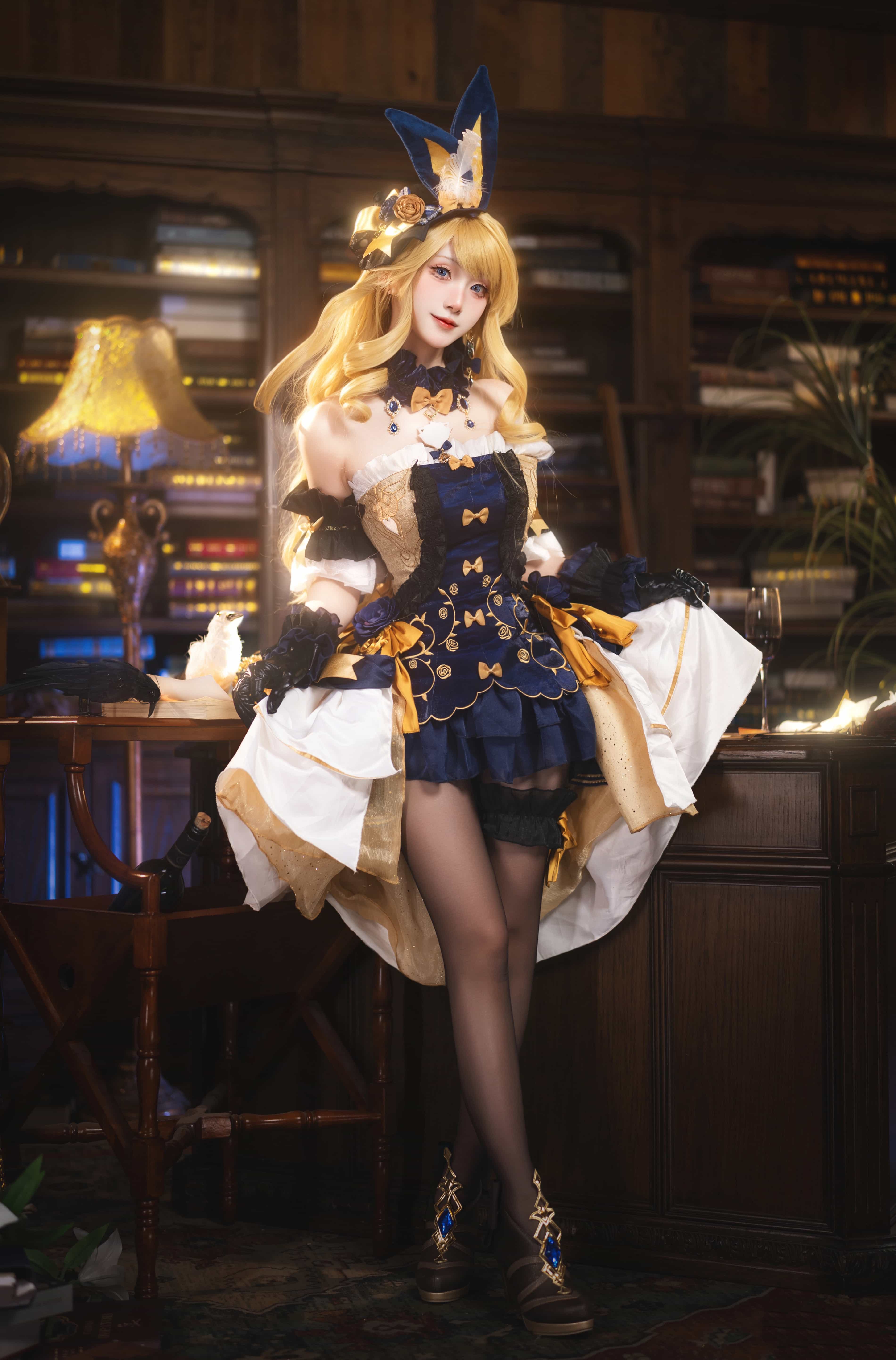 图片[6]-二次元COS分享[COSplay]原神 娜维娅兔兔装-二次元COS分享次元吧