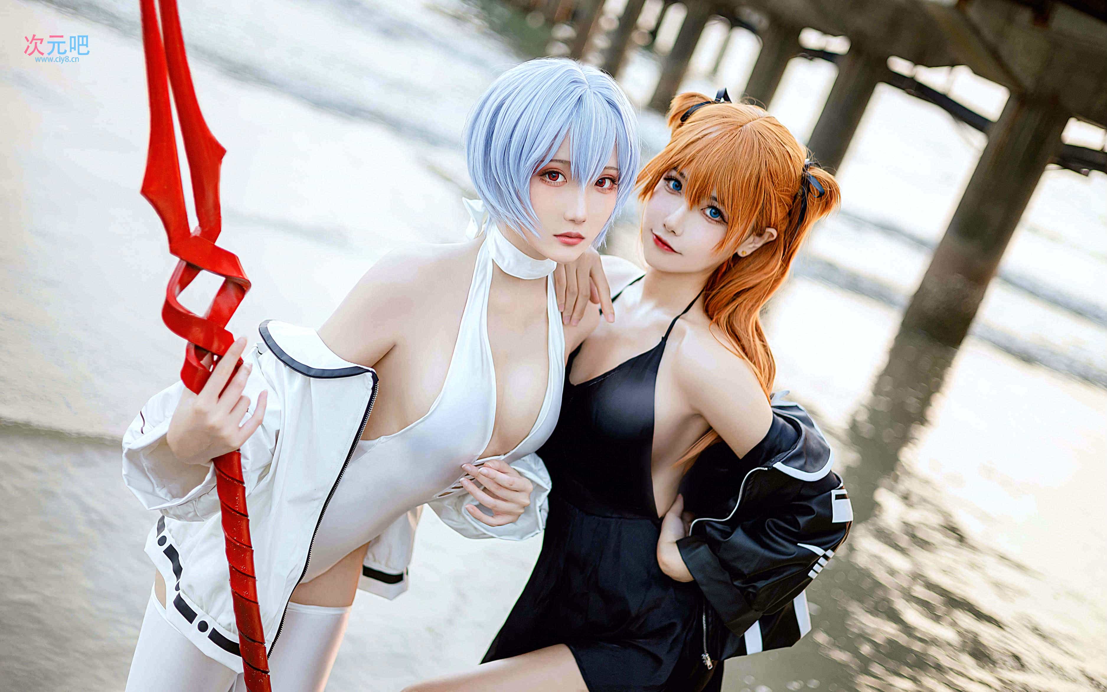 瓜希酱&Momoko葵葵 EVA 双厨狂喜版-二次元COS分享次元吧