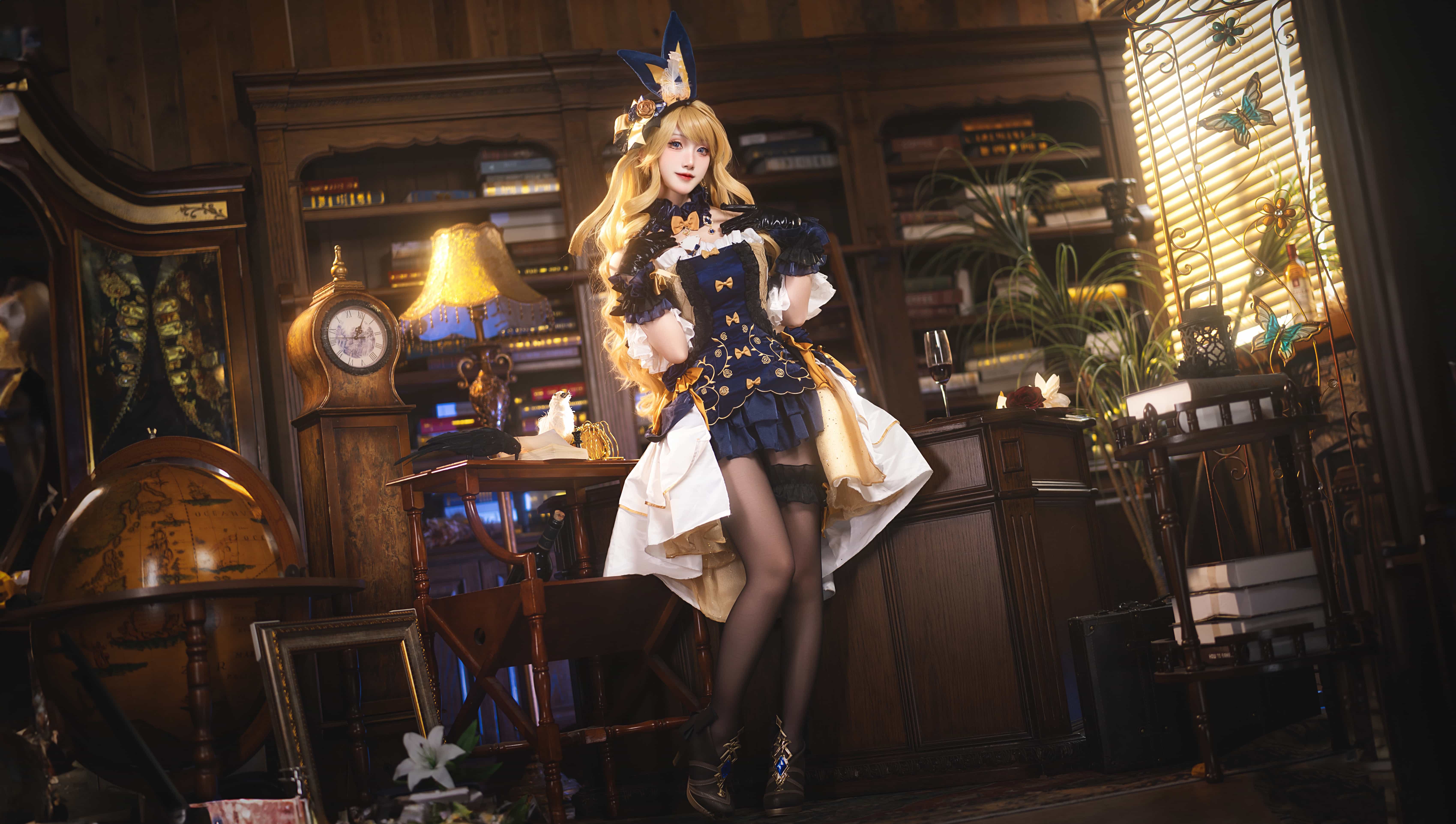 图片[4]-二次元COS分享[COSplay]原神 娜维娅兔兔装-二次元COS分享次元吧