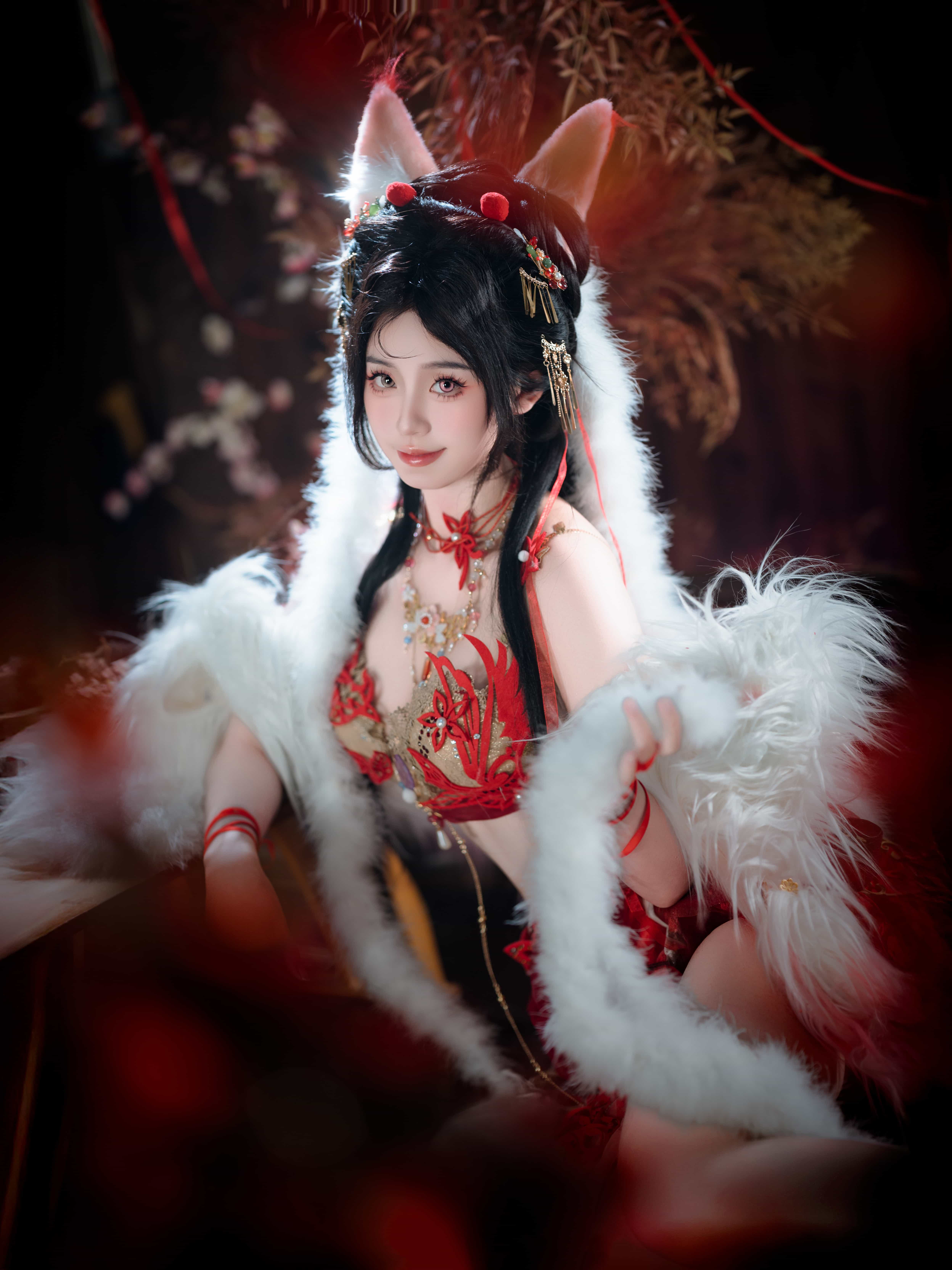 图片[4]-二次元COS分享[COSplay]玲珑红线绕，喜缘梦之纱-二次元COS分享次元吧