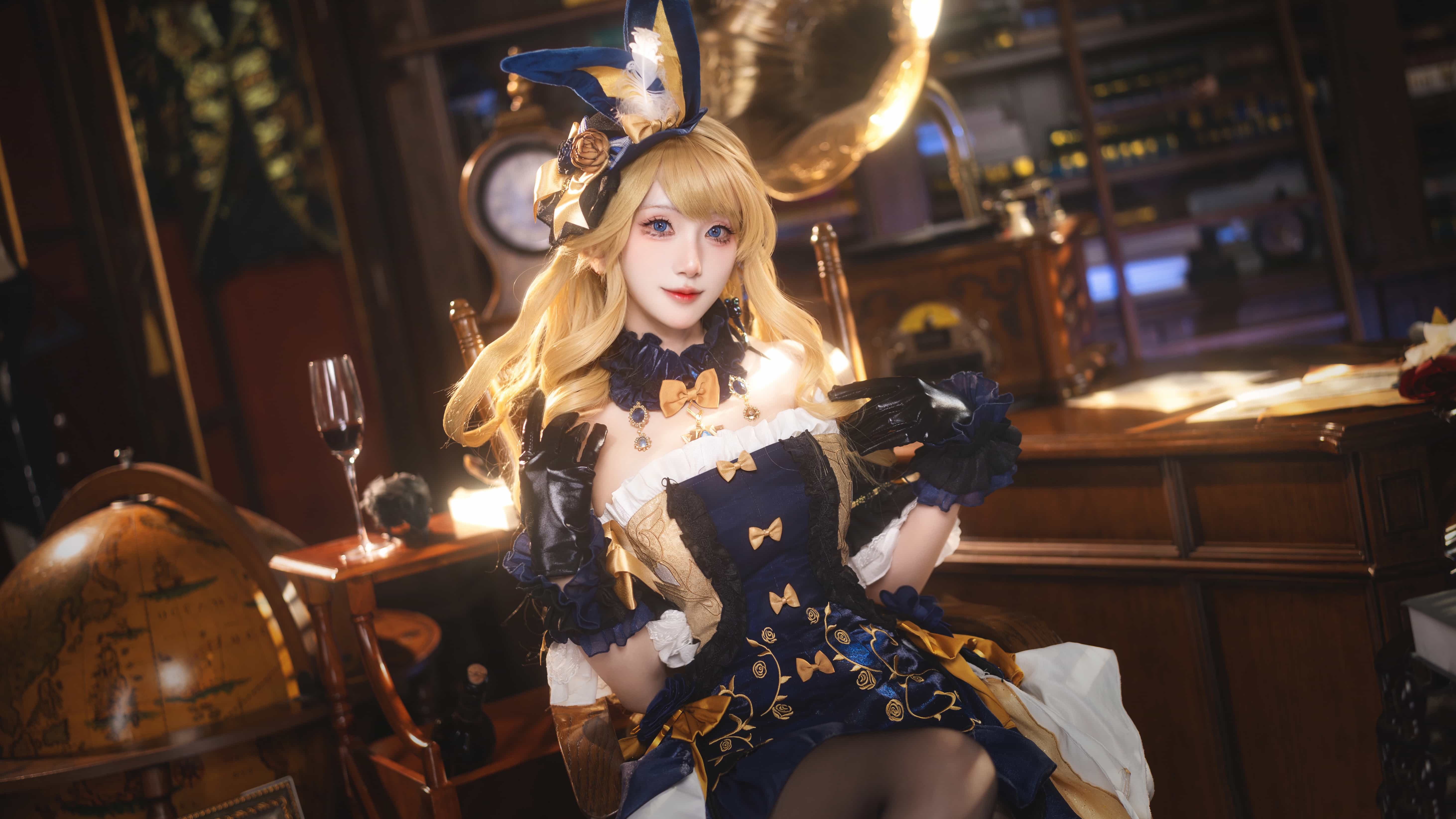 图片[2]-二次元COS分享[COSplay]原神 娜维娅兔兔装-二次元COS分享次元吧