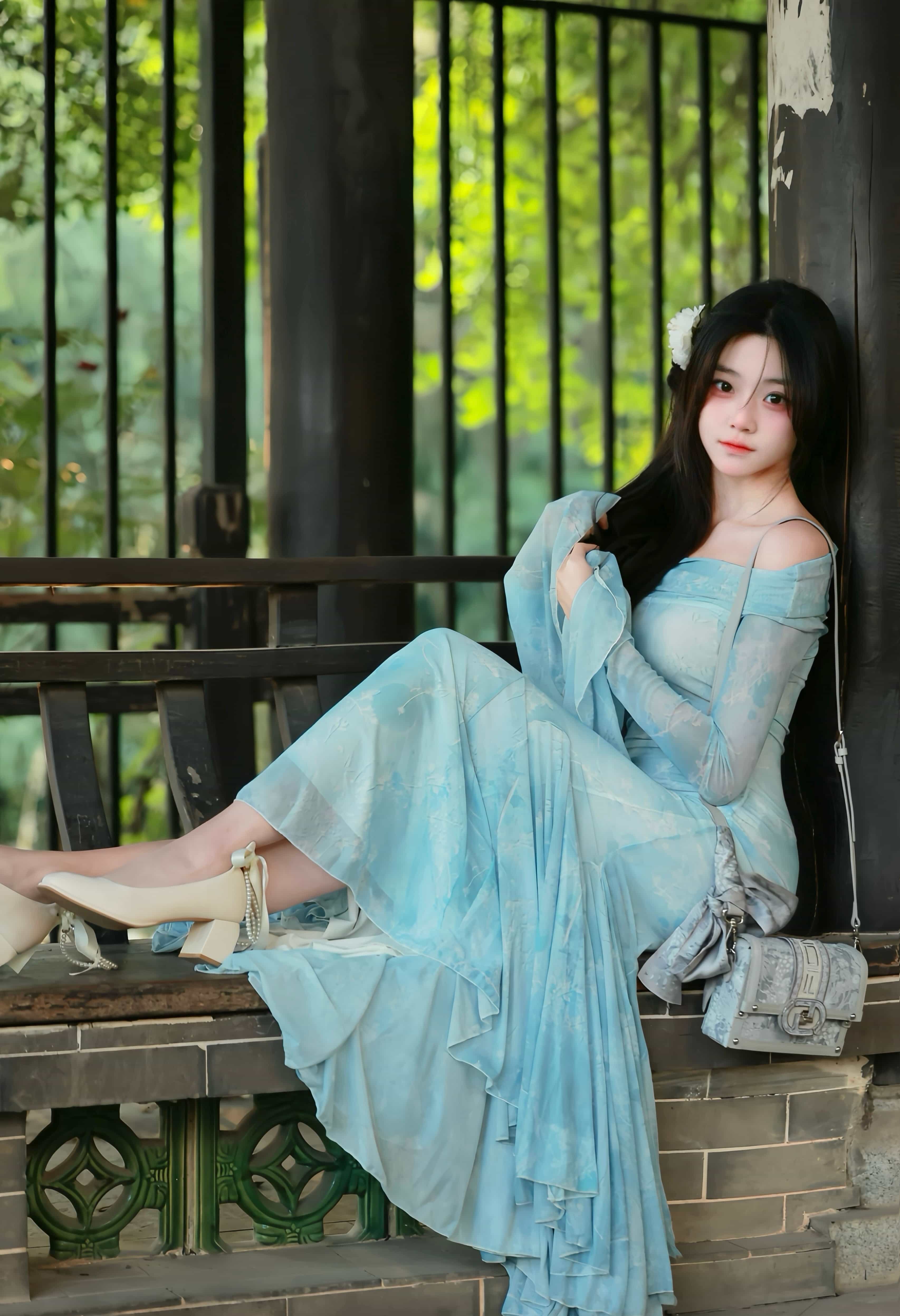 图片[6]-二次元COS分享[写真]烟雨蒙蒙天青色，静候伊人来相逢-二次元COS分享次元吧