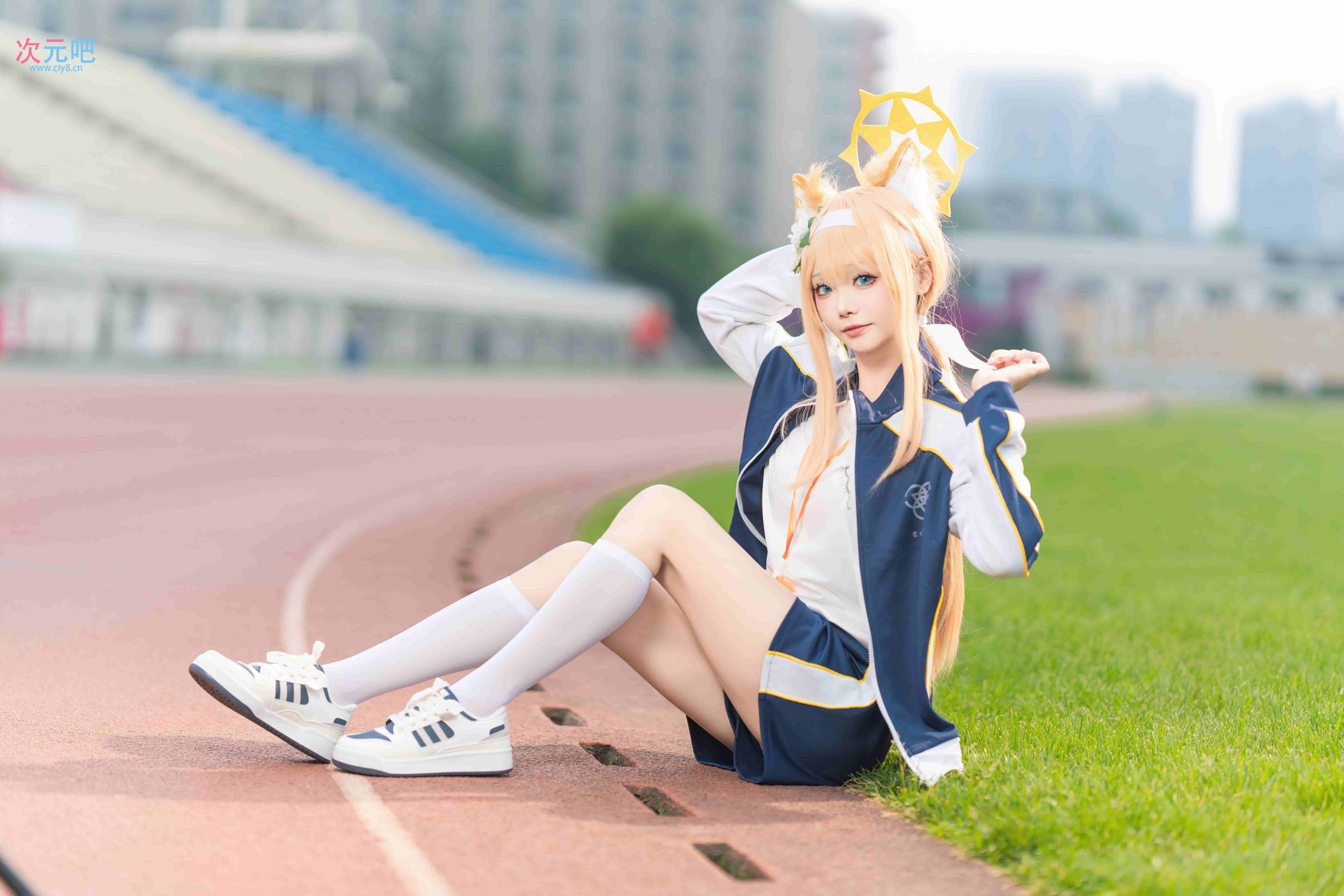 图片[1]-二次元COS分享艾西Aiwest – 碧蓝档案伊落玛丽 体操服-二次元COS分享次元吧