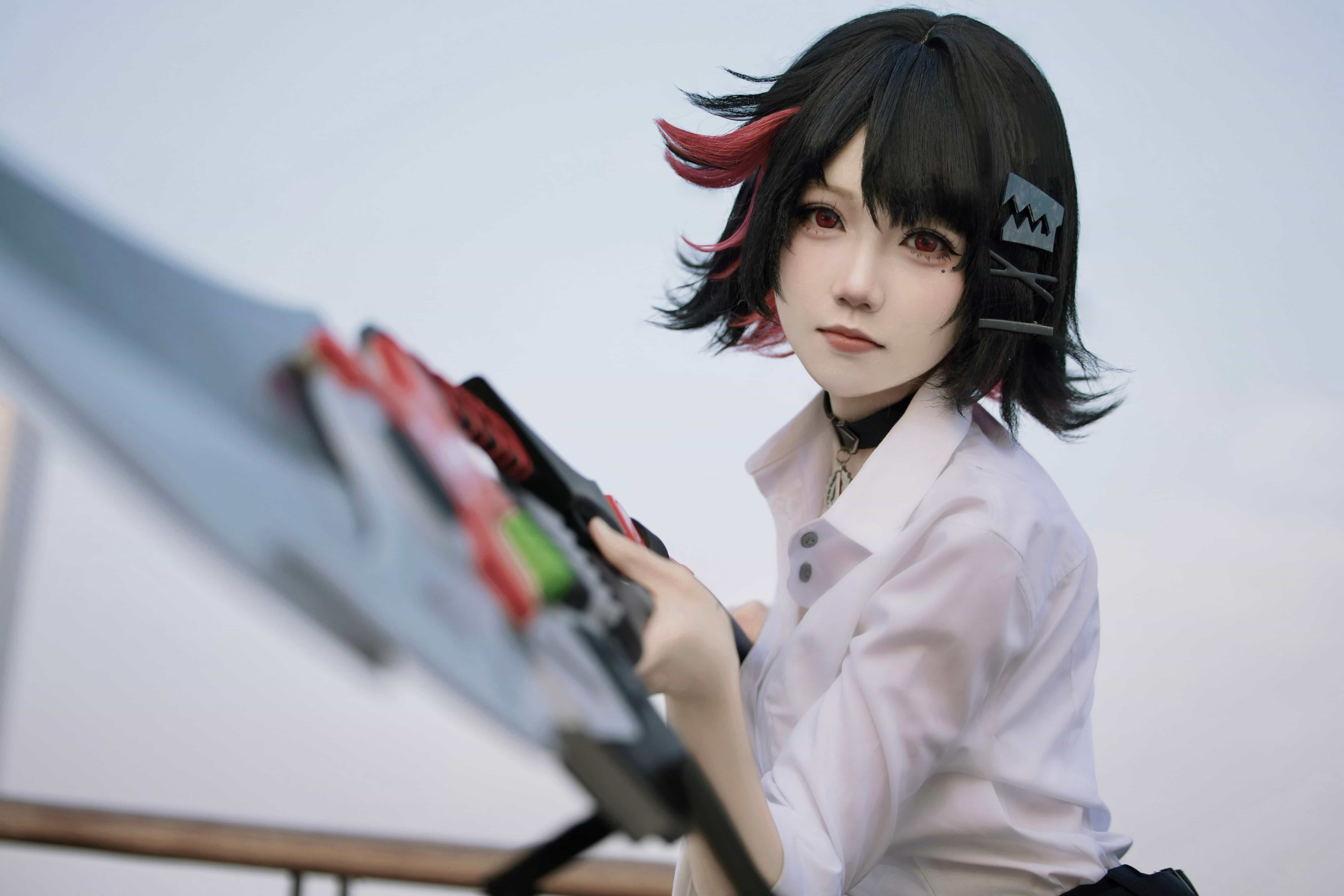 图片[2]-二次元COS分享[COSplay]战斗结束！啊～吃饱了好困-二次元COS分享次元吧