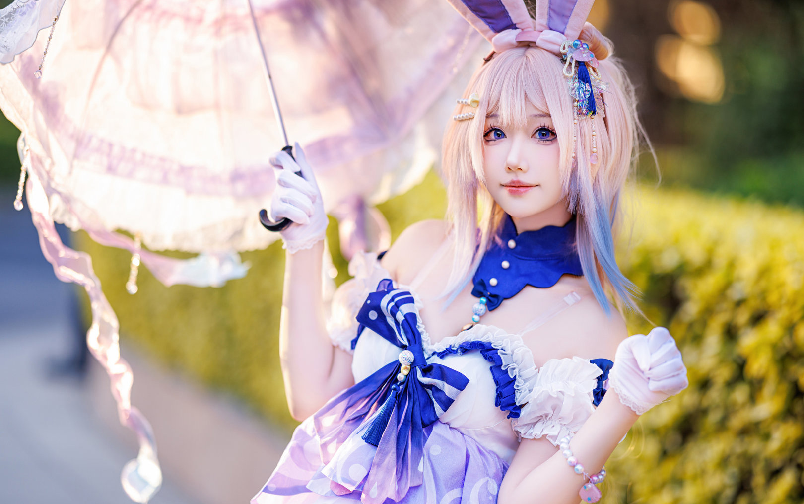 [COSplay]这样的造型…旅行者喜欢吗？-二次元COS分享次元吧