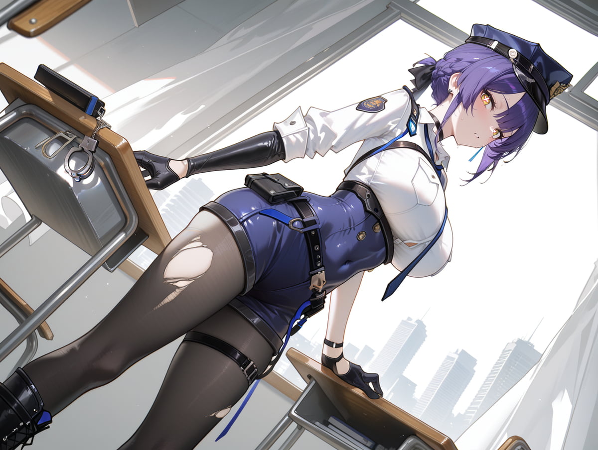 图片[1]-二次元COS分享卡拉彼丘 芙拉薇娅 女警-二次元COS分享次元吧