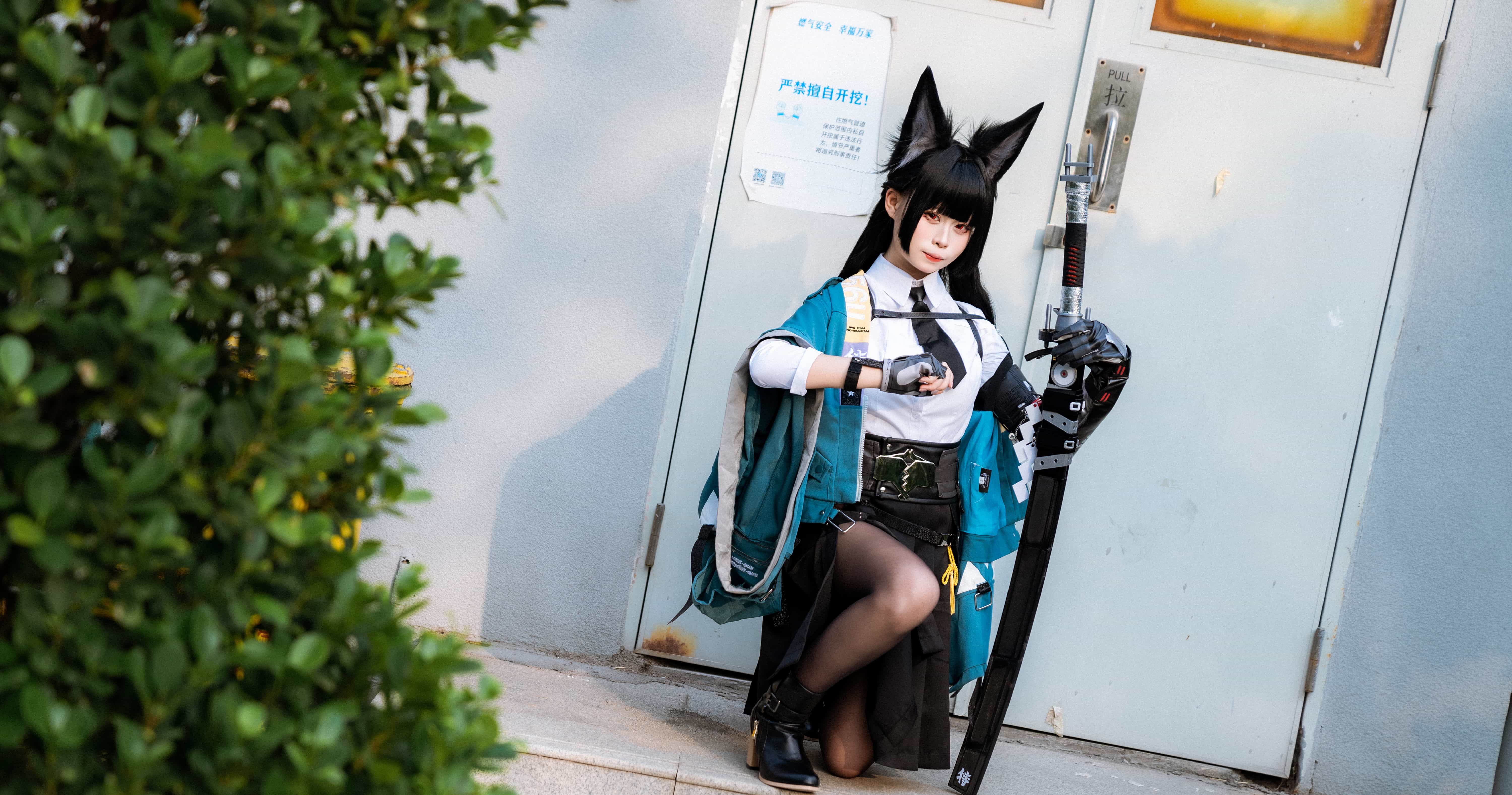 [COSplay]对空六课课长星见雅，向你问好～-二次元COS分享次元吧