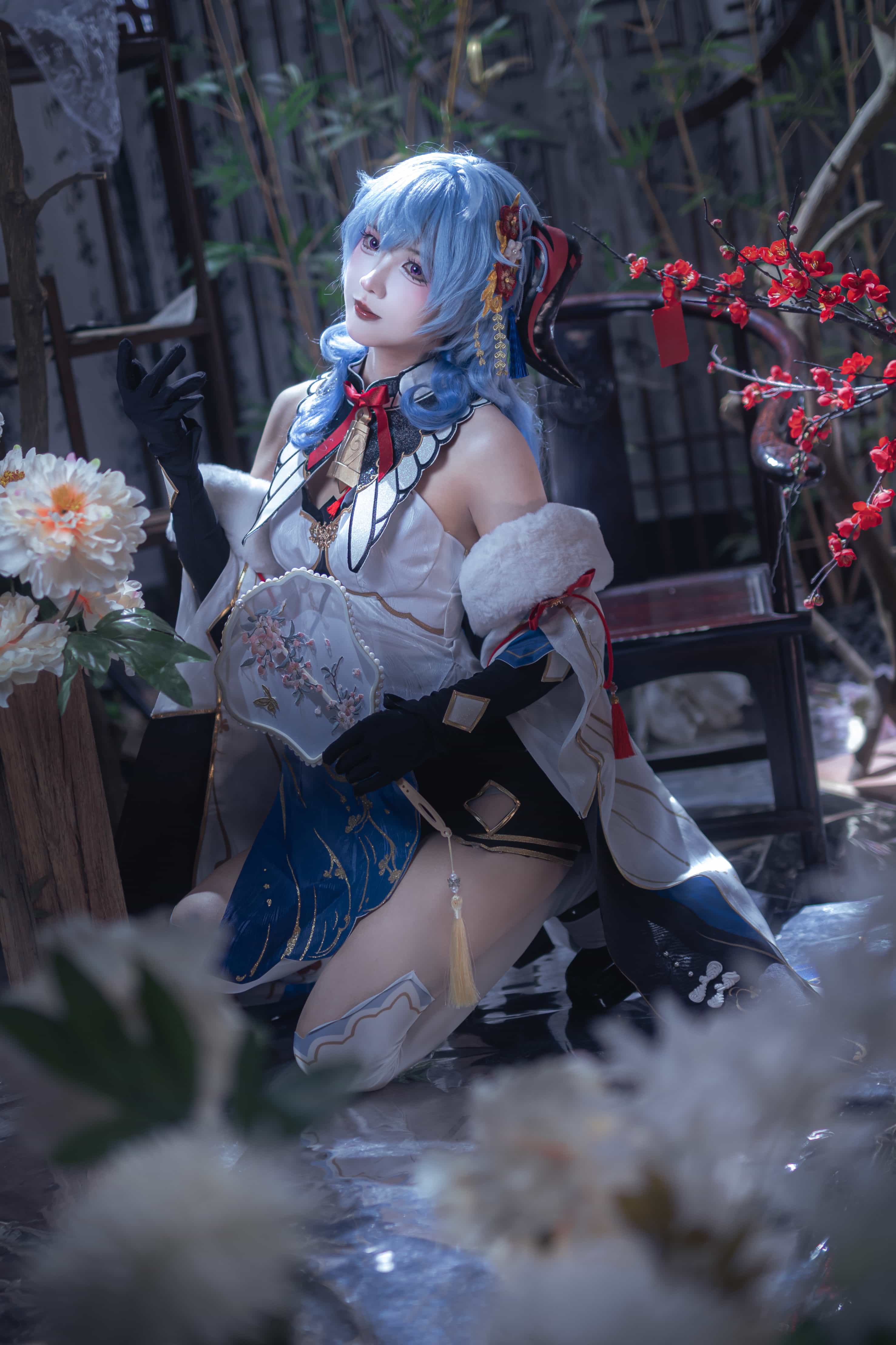 图片[11]-二次元COS分享[COSplay]原神 甘雨 雪中红梅-二次元COS分享次元吧