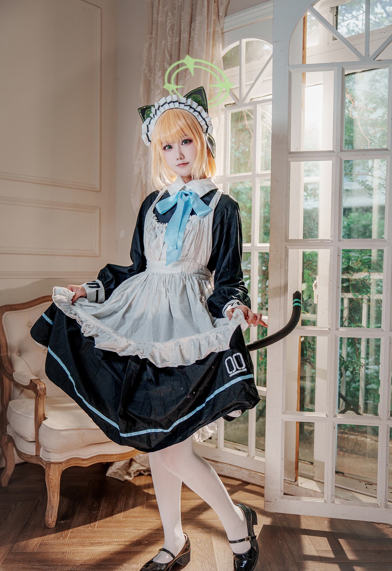 图片[7]-二次元COS分享[COSplay]嗯，老师？今天的女仆小绿，您满意吗？-二次元COS分享次元吧