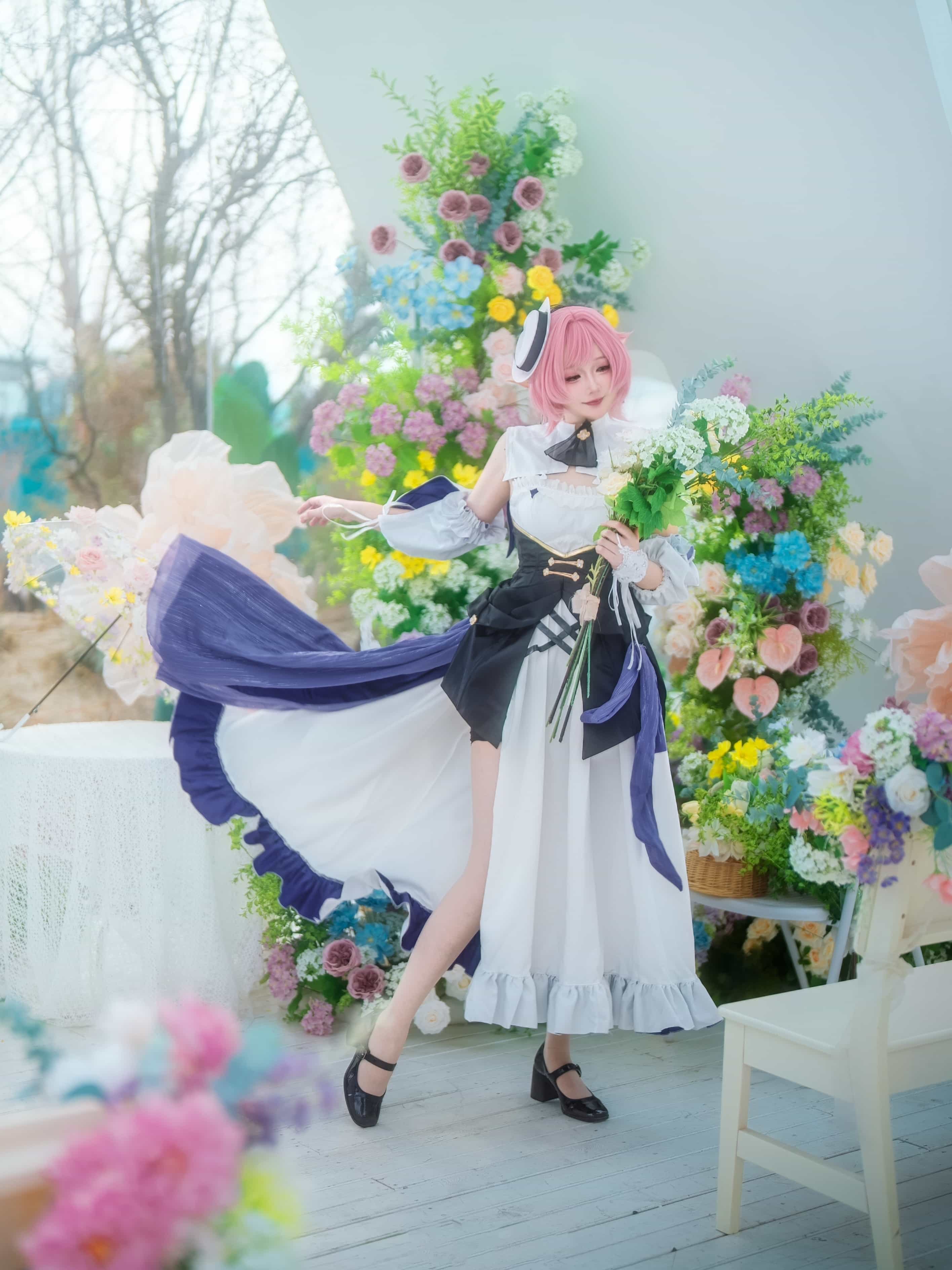 图片[9]-二次元COS分享[COSplay]春日花园里的粉色妖精小姐♪-二次元COS分享次元吧