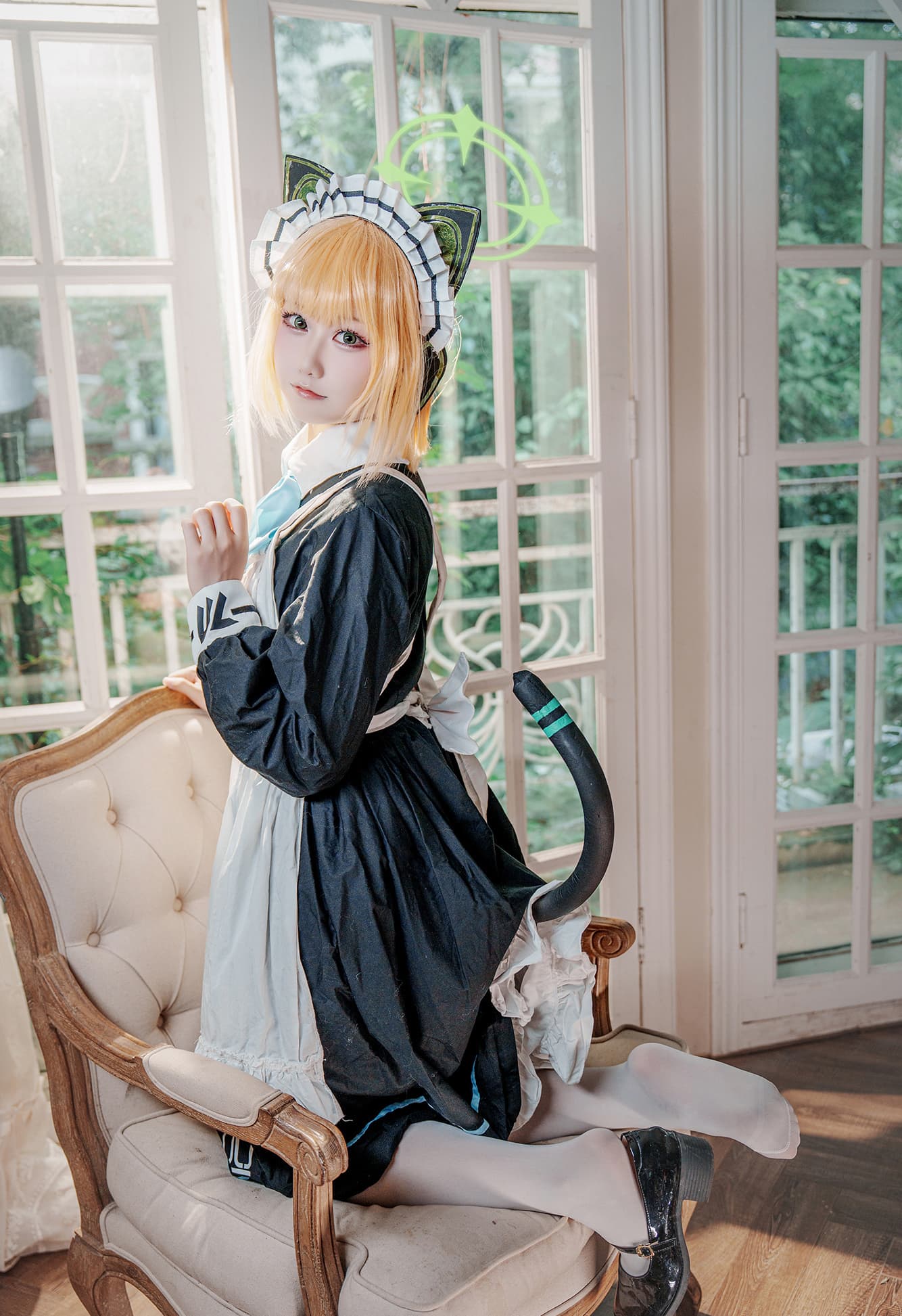 图片[4]-二次元COS分享[COSplay]嗯，老师？今天的女仆小绿，您满意吗？-二次元COS分享次元吧