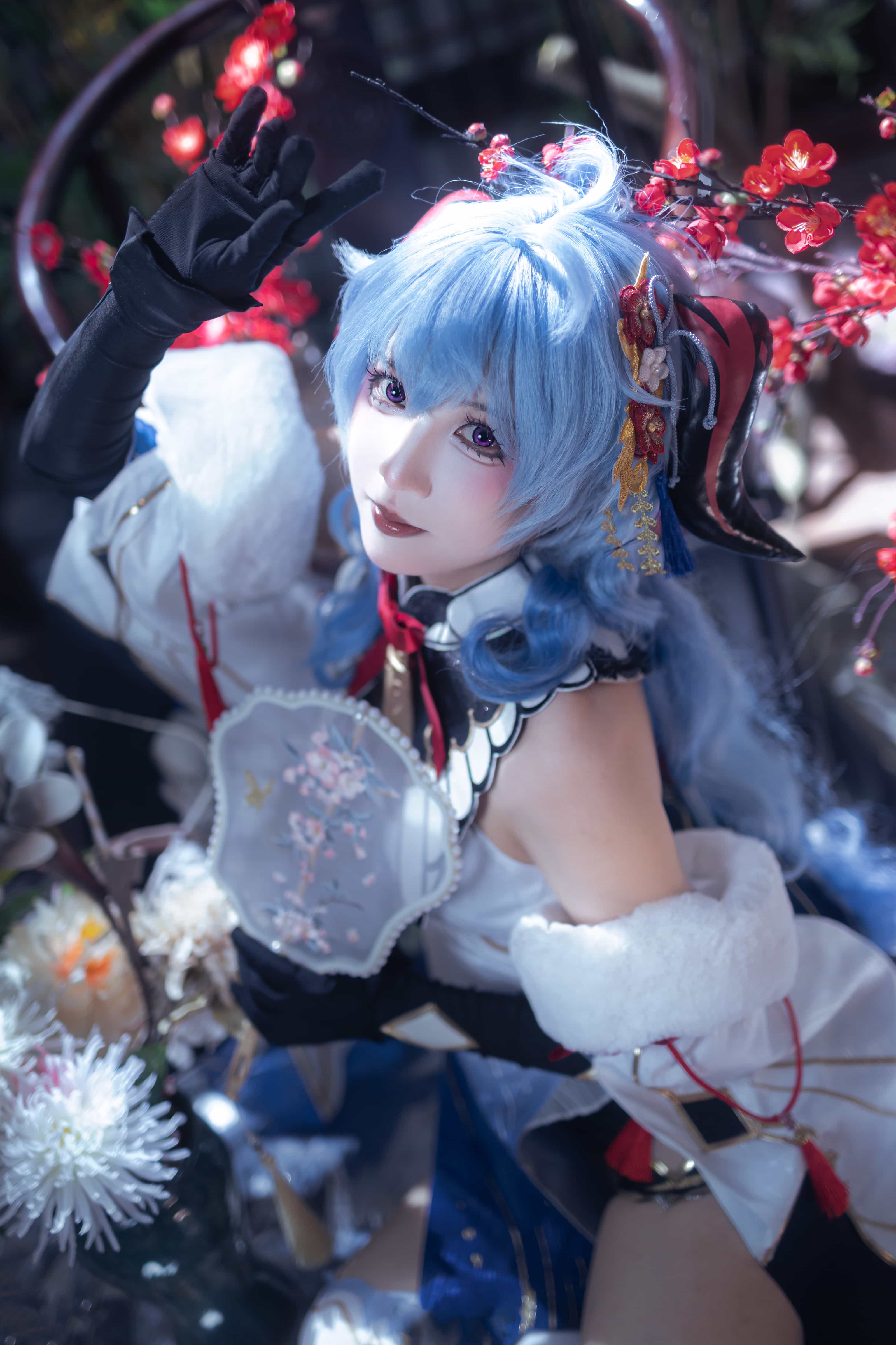 图片[16]-二次元COS分享[COSplay]原神 甘雨 雪中红梅-二次元COS分享次元吧