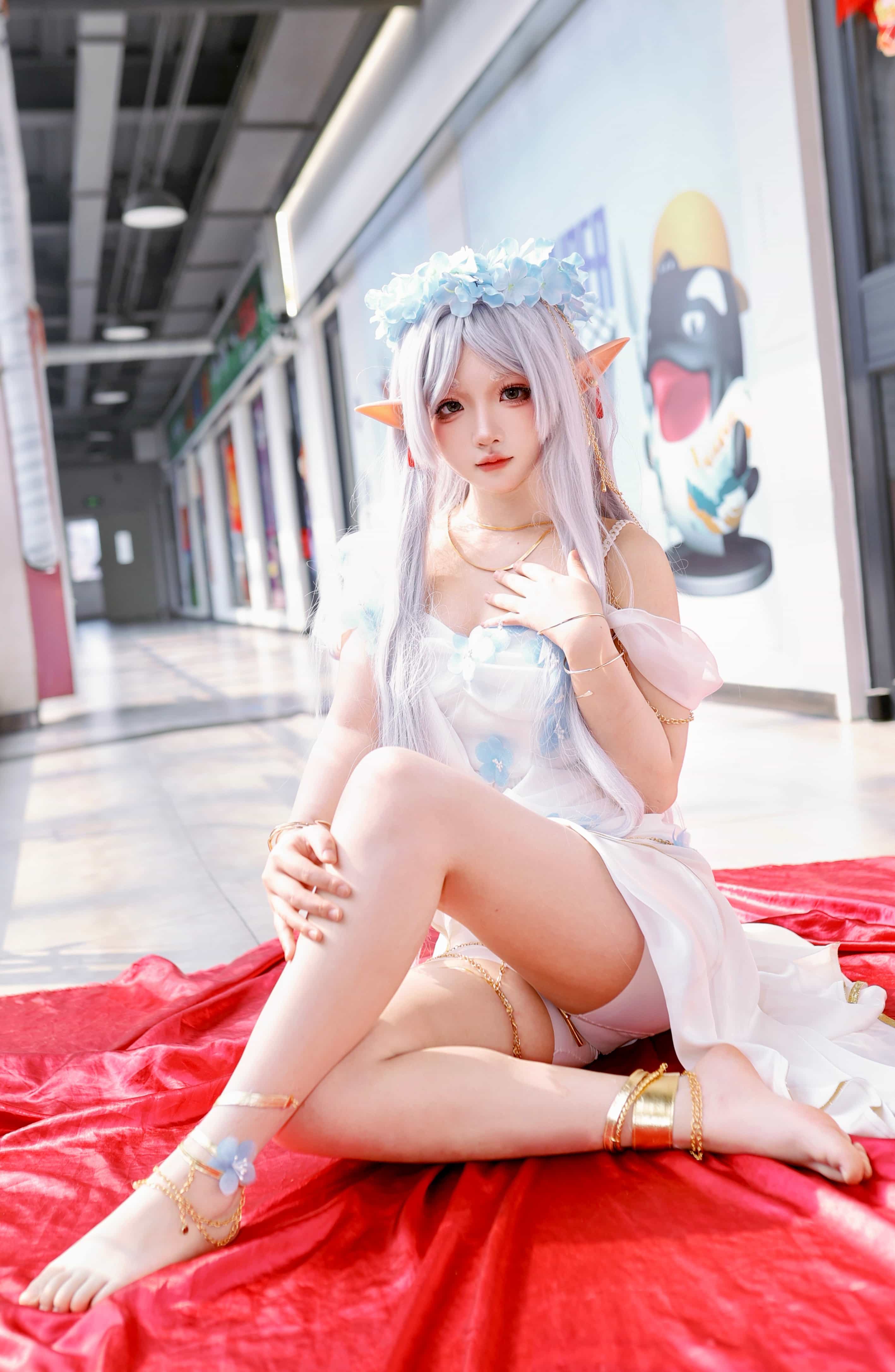 图片[1]-二次元COS分享[COSplay]感情迟钝的精灵，读到了你用一生写的情书-二次元COS分享次元吧