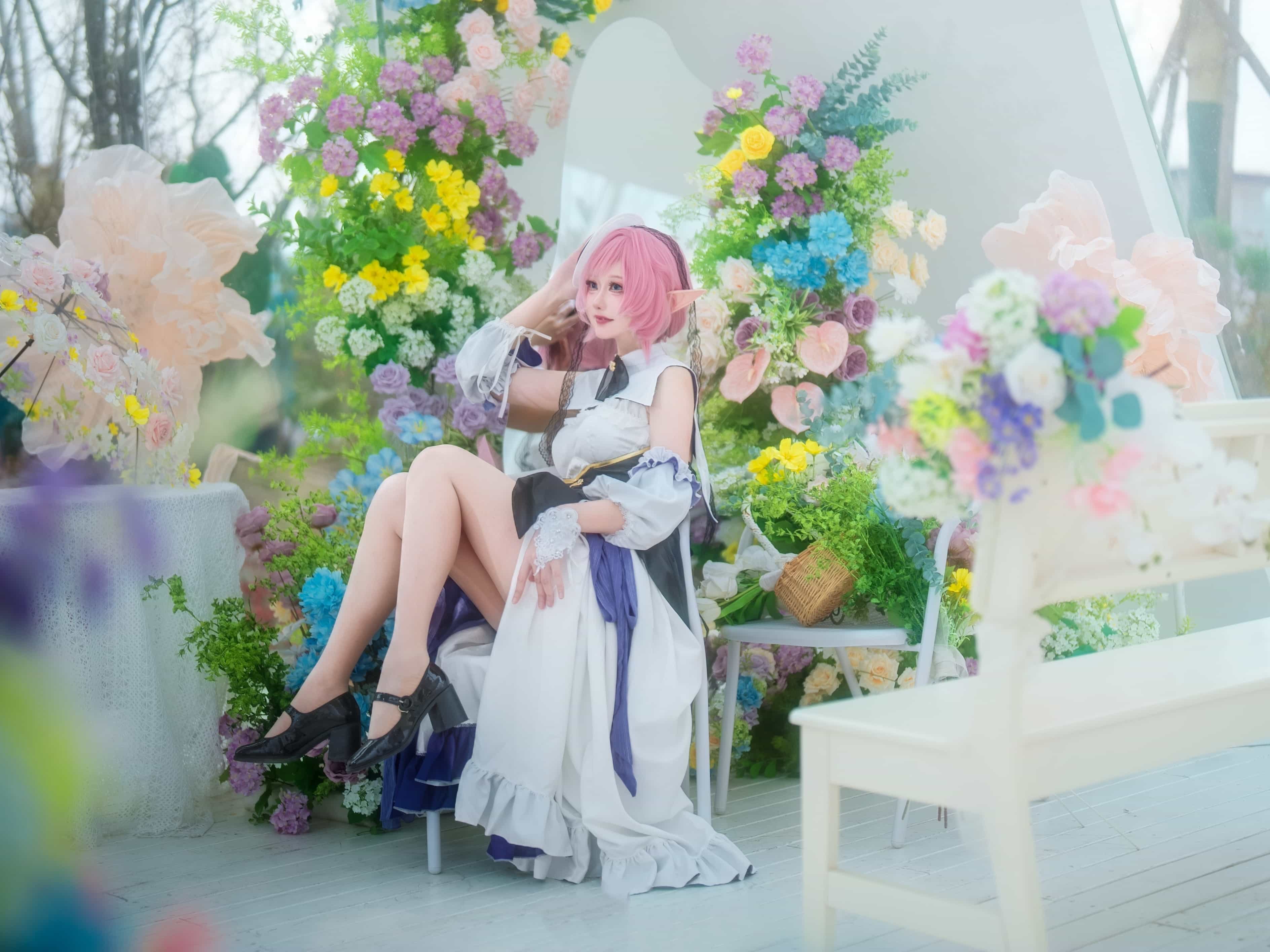 图片[2]-二次元COS分享[COSplay]春日花园里的粉色妖精小姐♪-二次元COS分享次元吧