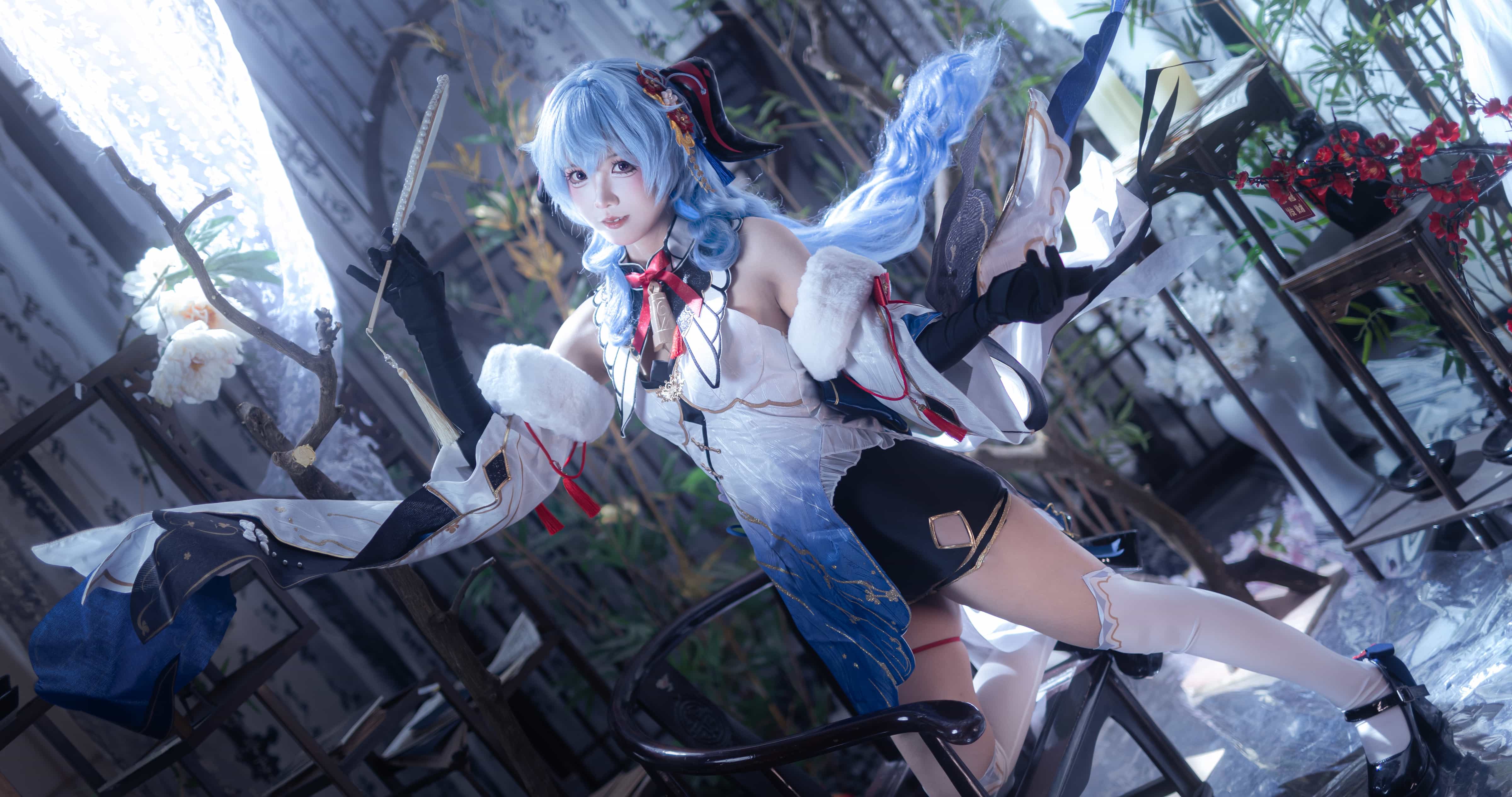 图片[2]-二次元COS分享[COSplay]原神 甘雨 雪中红梅-二次元COS分享次元吧