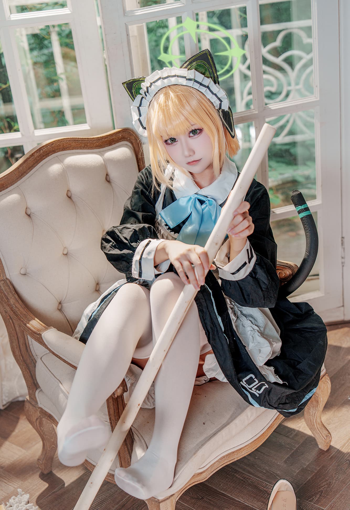 图片[3]-二次元COS分享[COSplay]嗯，老师？今天的女仆小绿，您满意吗？-二次元COS分享次元吧