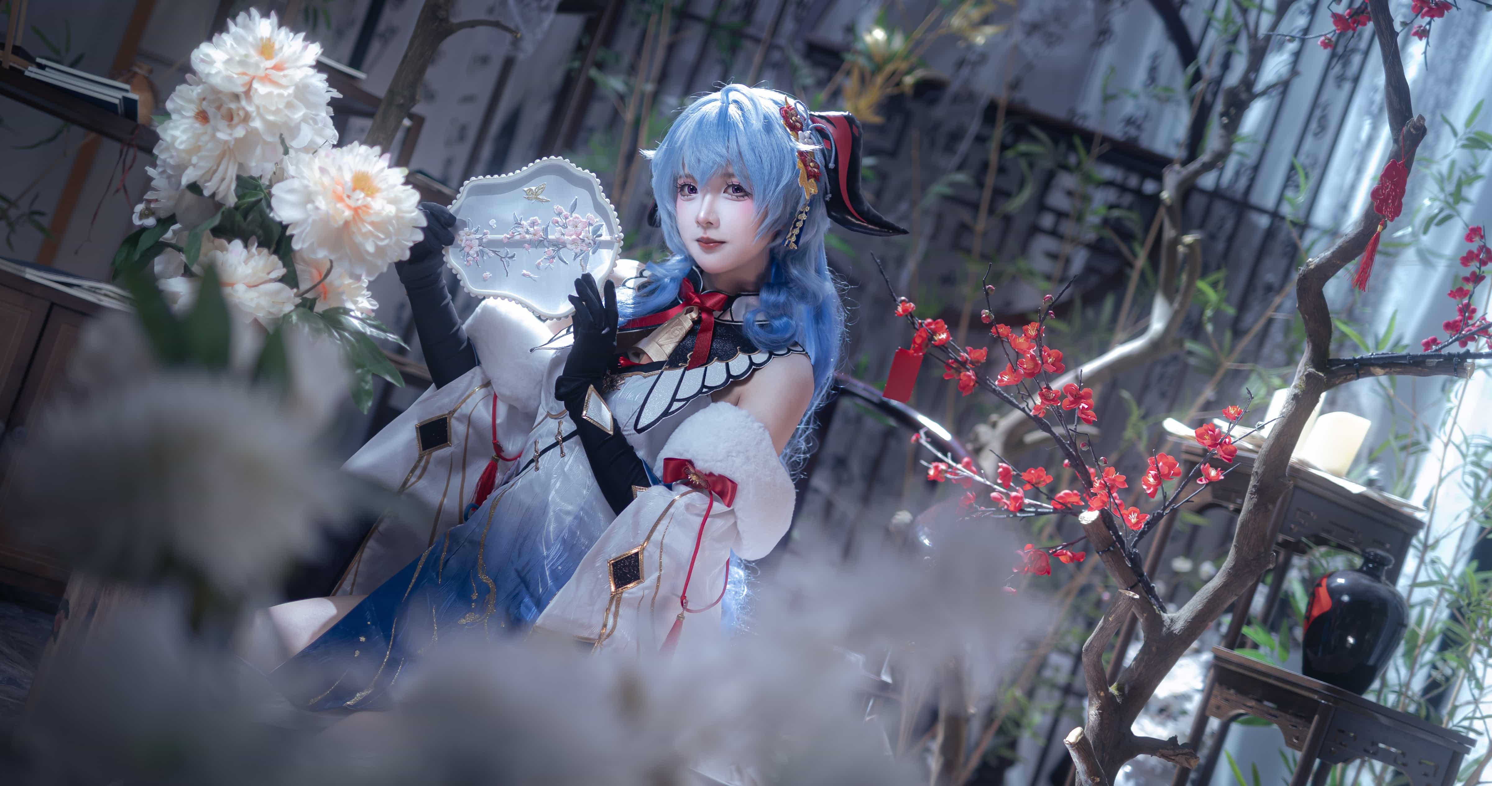 图片[3]-二次元COS分享[COSplay]原神 甘雨 雪中红梅-二次元COS分享次元吧
