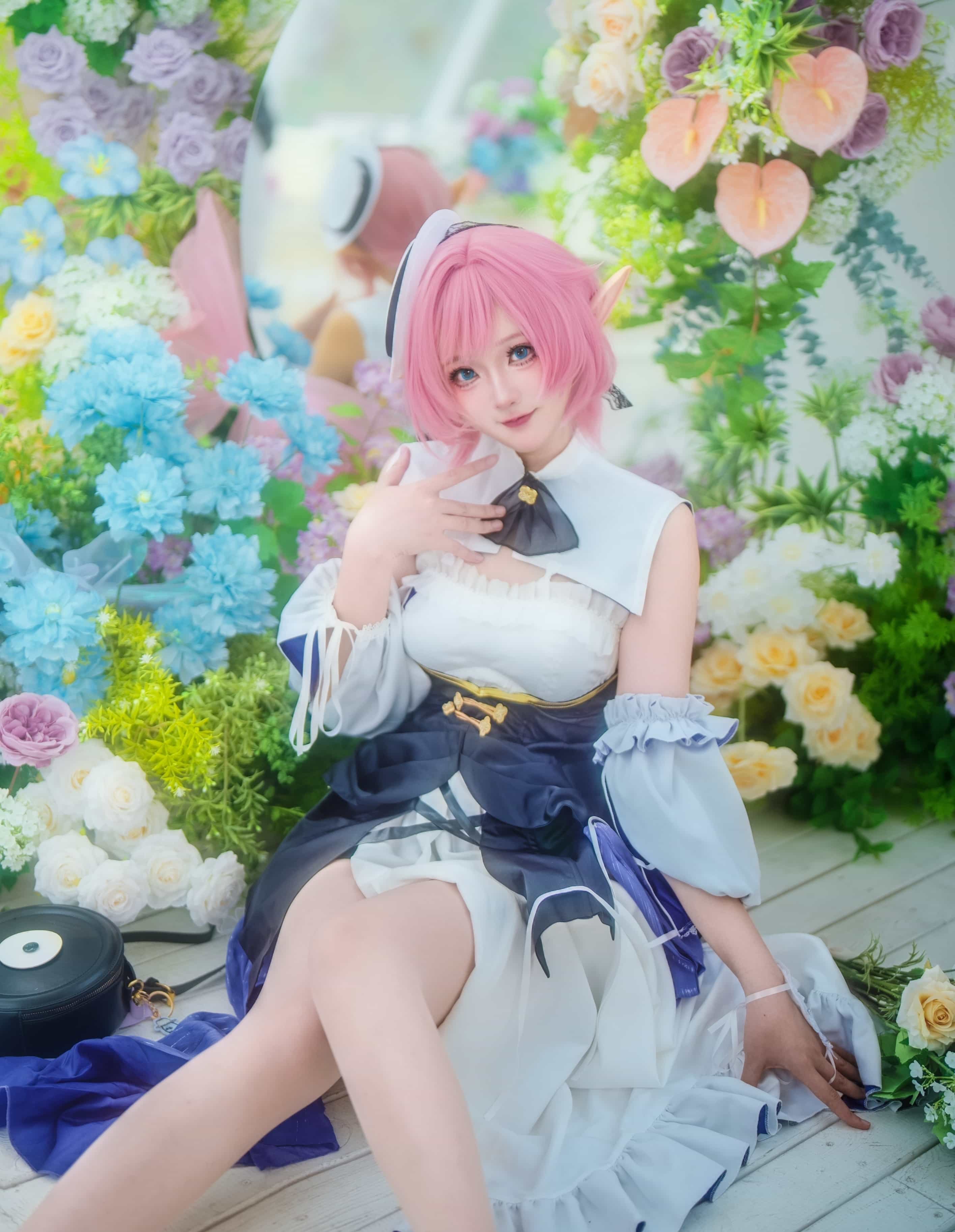 图片[5]-二次元COS分享[COSplay]春日花园里的粉色妖精小姐♪-二次元COS分享次元吧