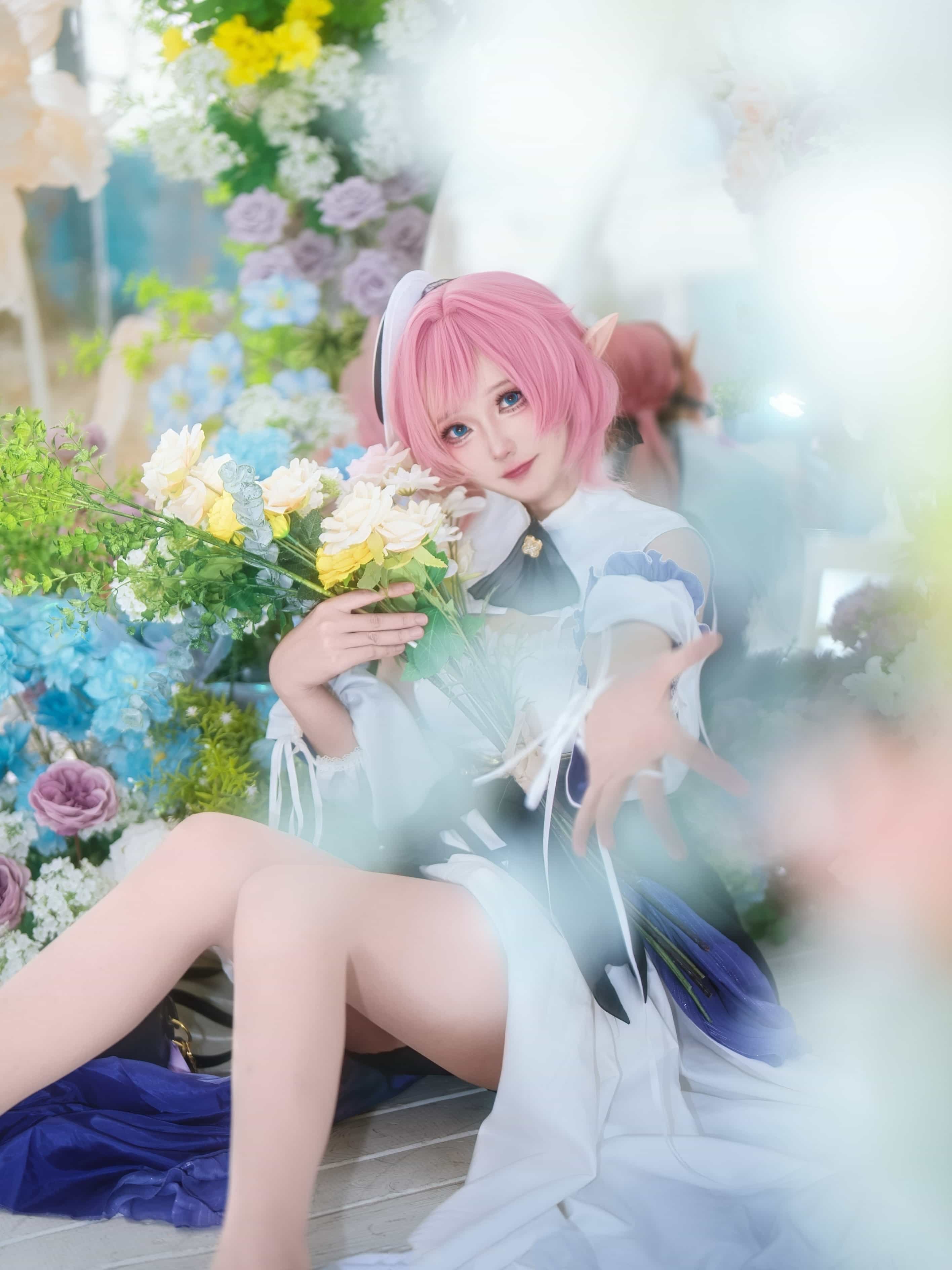 图片[8]-二次元COS分享[COSplay]春日花园里的粉色妖精小姐♪-二次元COS分享次元吧