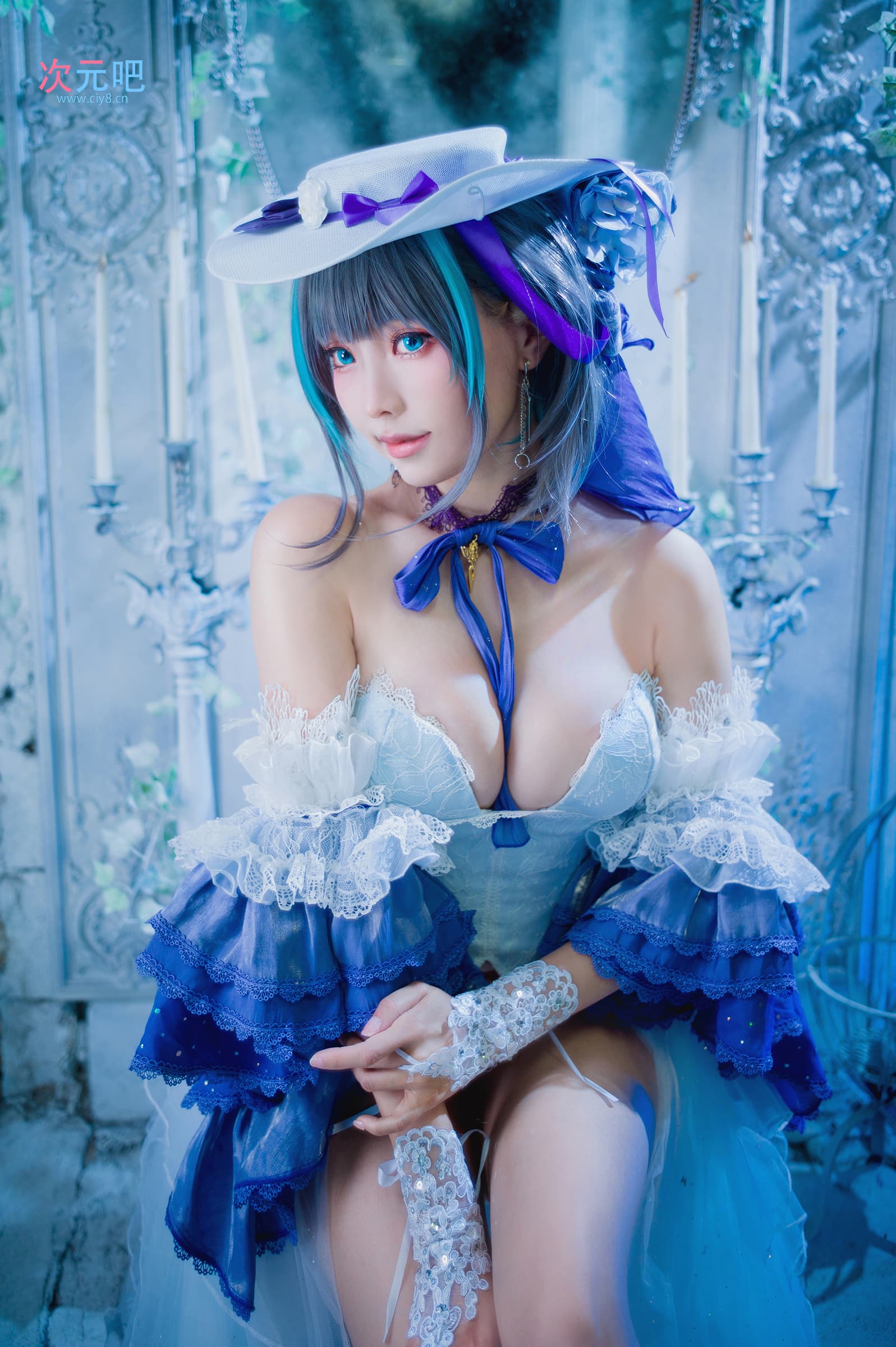 图片[3]-二次元COS分享Ely_eee (ElyEE子) – Cheshire Dress 柴郡礼服-二次元COS分享次元吧
