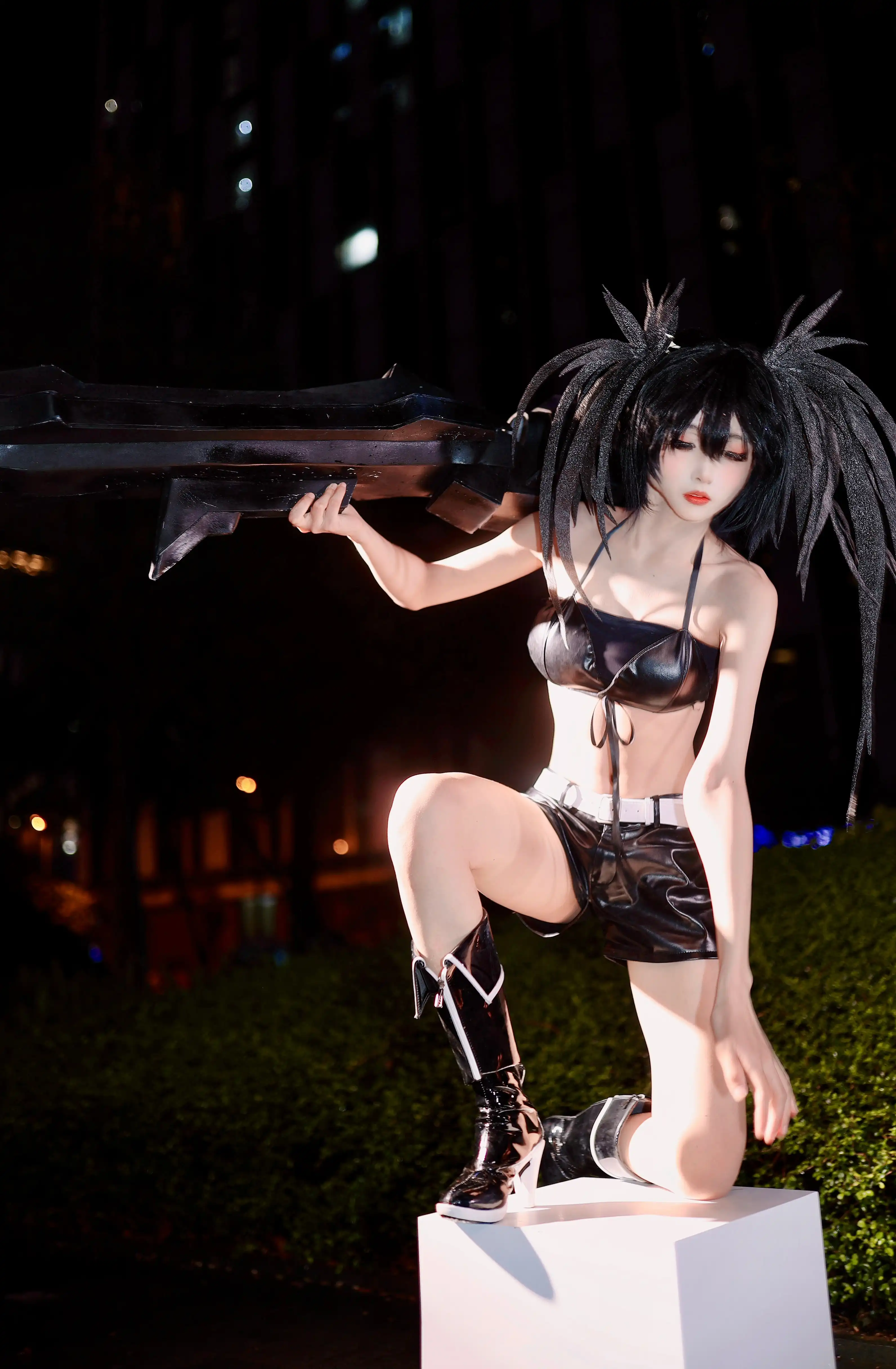 图片[2]-二次元COS分享[COSplay]今天份的双马尾萝莉，看起来很能打！-二次元COS分享次元吧