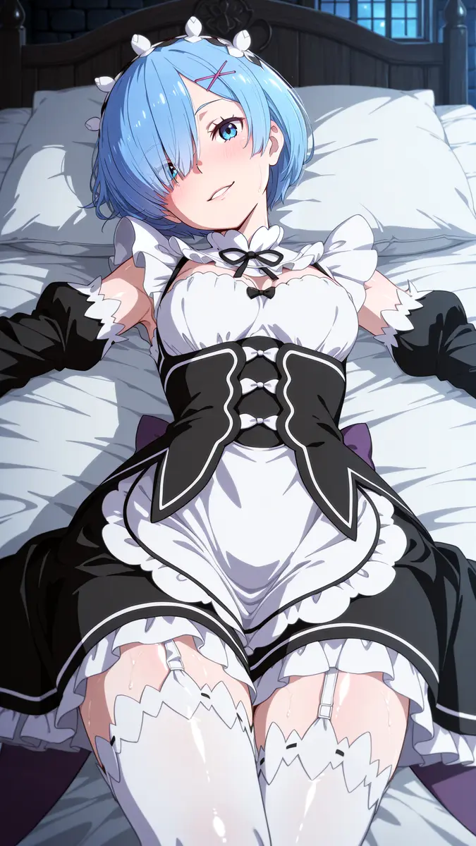 图片[1]-二次元COS分享月夜古街-蕾姆的温柔绮梦-二次元COS分享次元吧