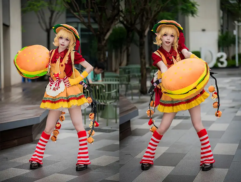 [COSplay]麦当劳芙兰朵露🍔-二次元COS分享次元吧
