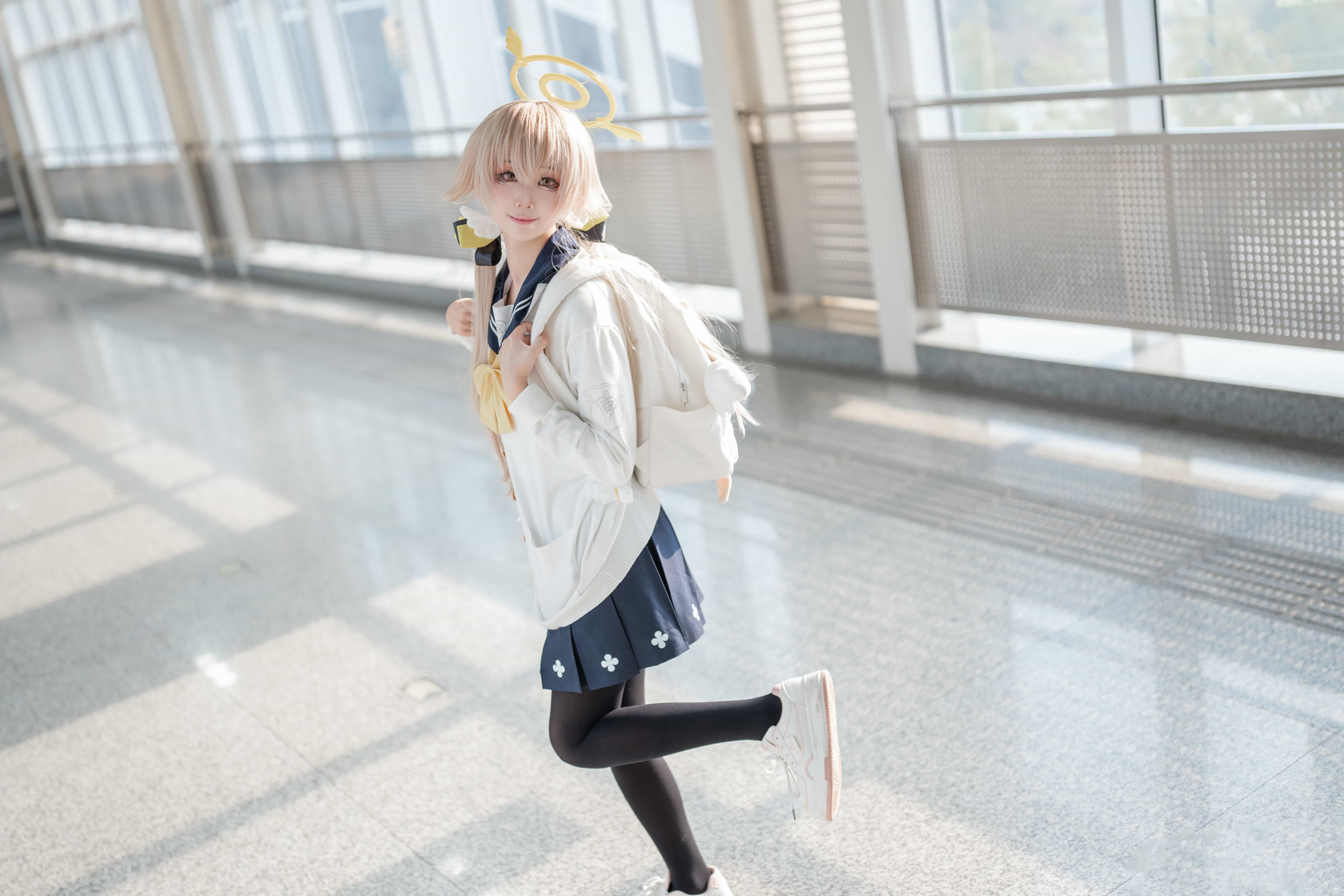 图片[6]-二次元COS分享[COSplay]今天不当蒙面劫匪 今天是软糯学生hfm-二次元COS分享次元吧