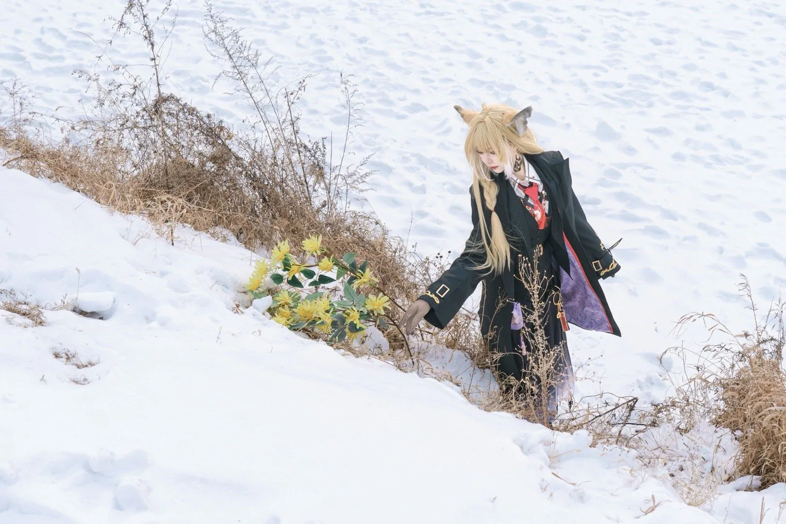 图片[3]-二次元COS分享[COSplay]洋服剑舞，所谓伊人醉山花-二次元COS分享次元吧